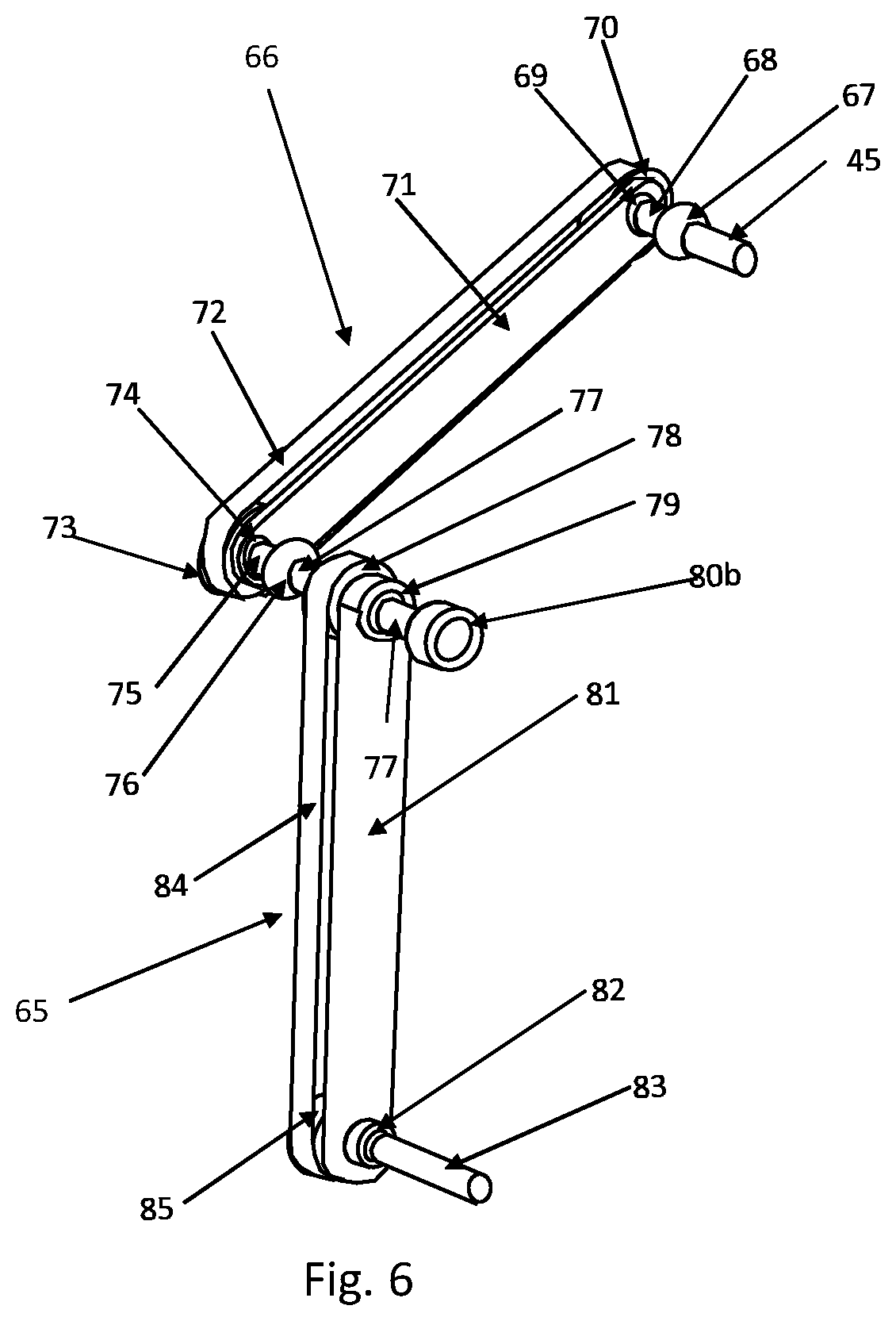 Patent US12134187 Figure 7 – Agile robot arm for positioning a tool with controlled orientation