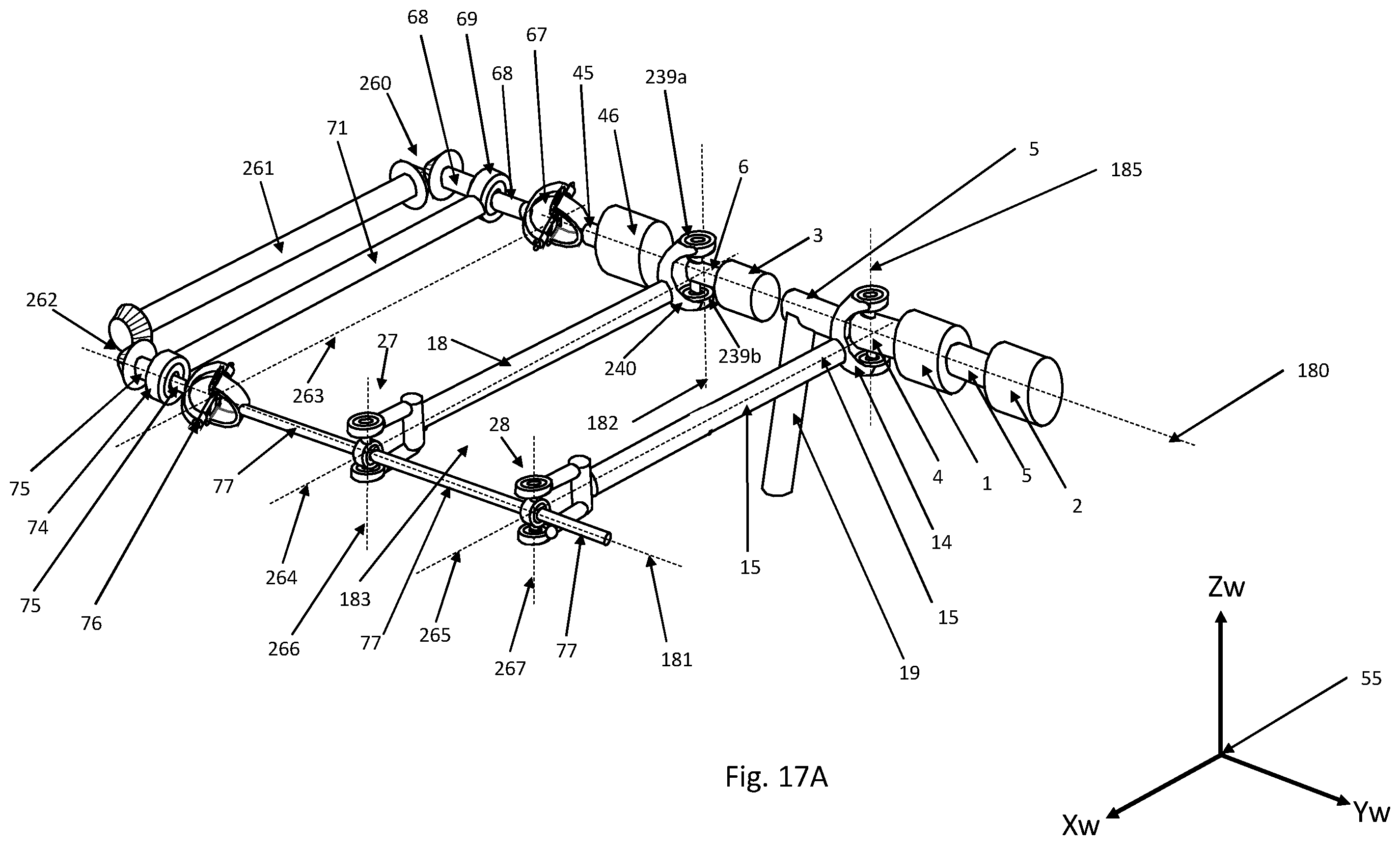 Patent US12134187 Figure 18 – Agile robot arm for positioning a tool with controlled orientation