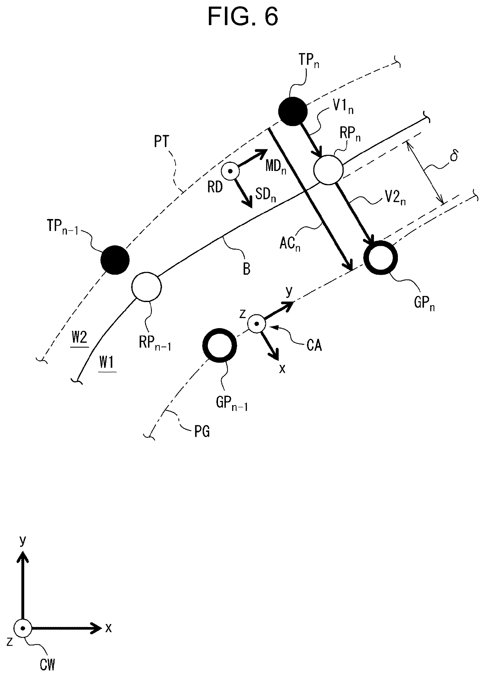 Patent US12134195 Figure 6 – Control device for robot, robot system, control method, and program