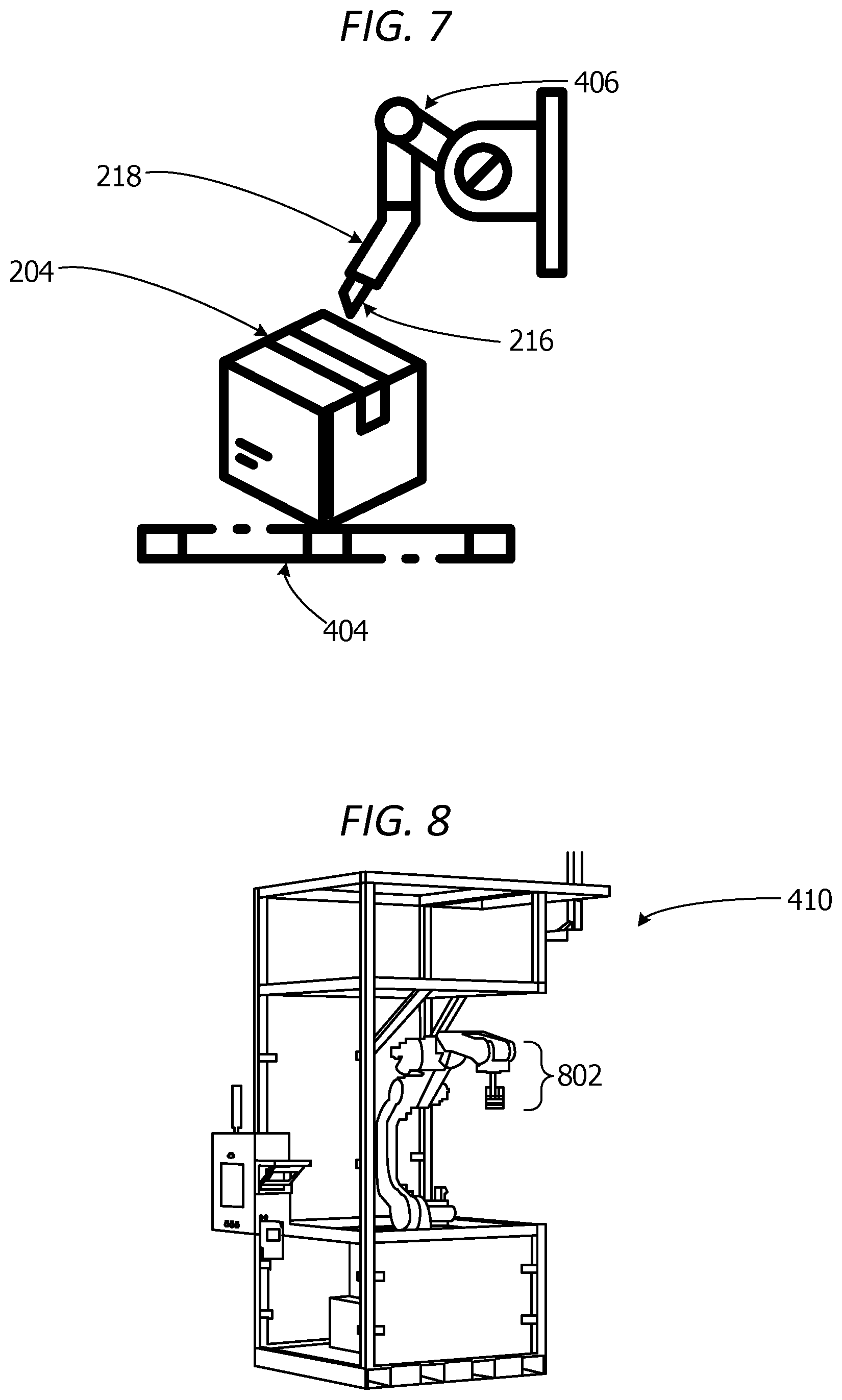 Patent US12134198 Figure 5 – Integrated item decanting system