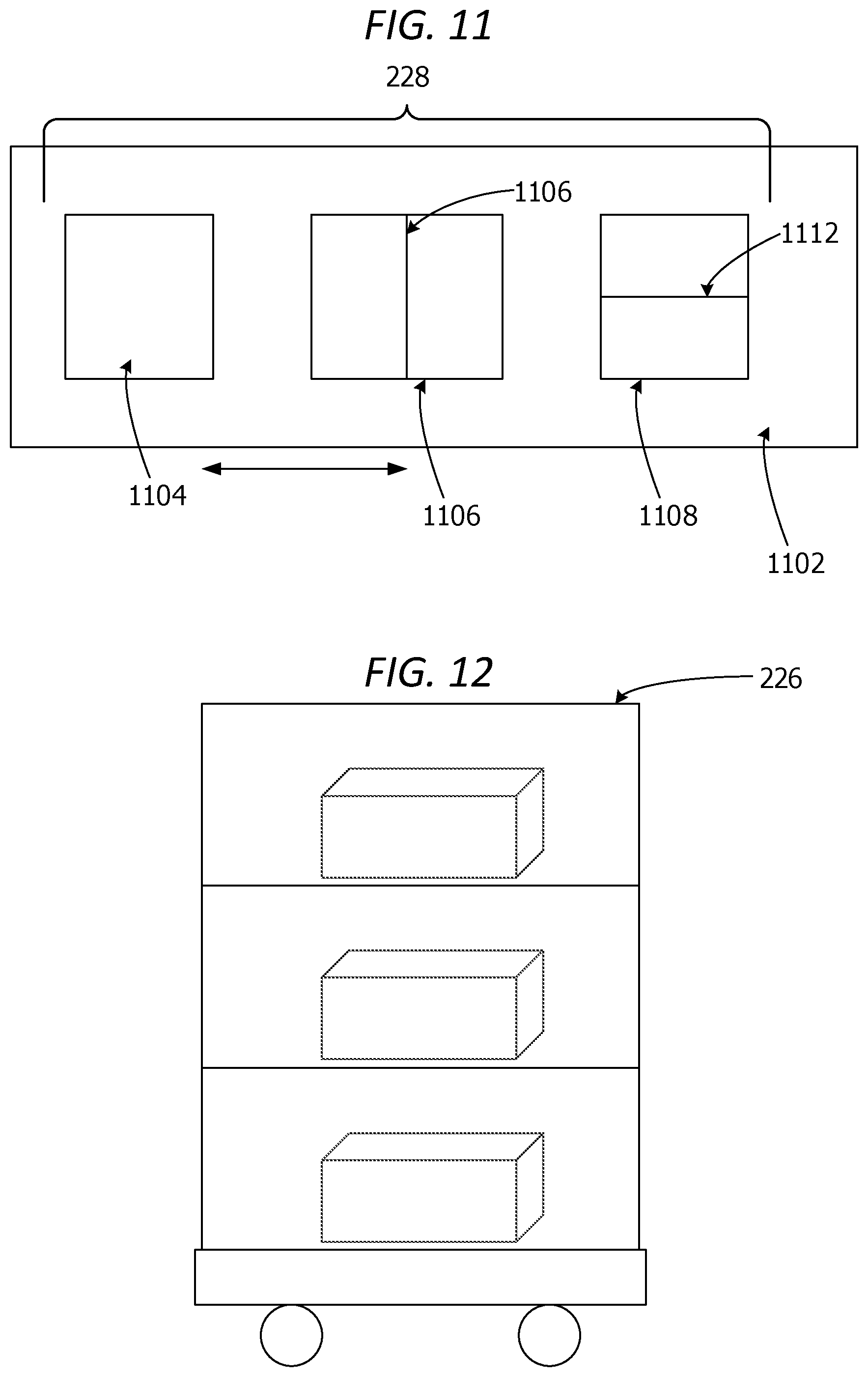 Patent US12134198 Figure 7 – Integrated item decanting system