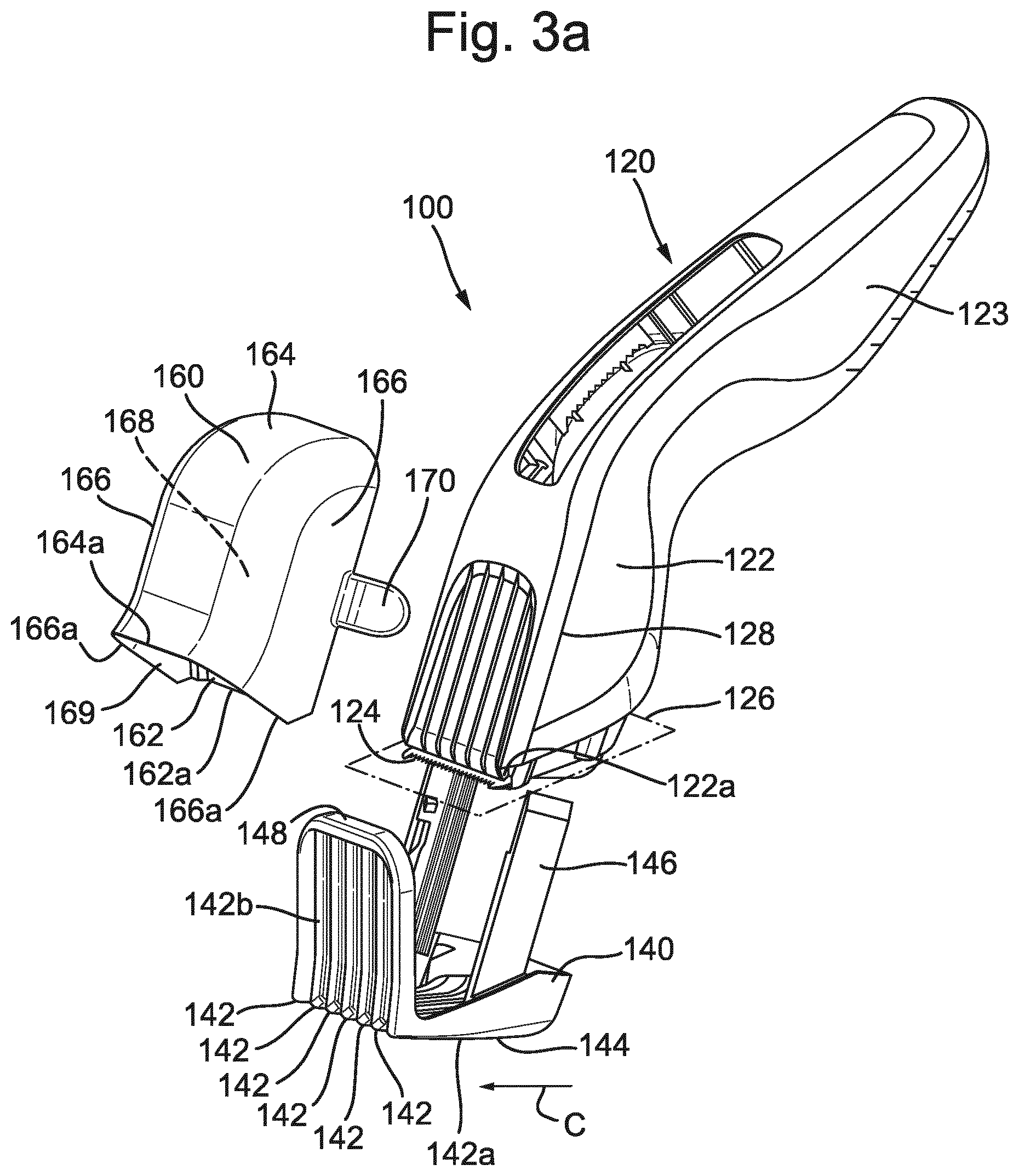 Patent US12134201 Figure 2 – Hair cutting system