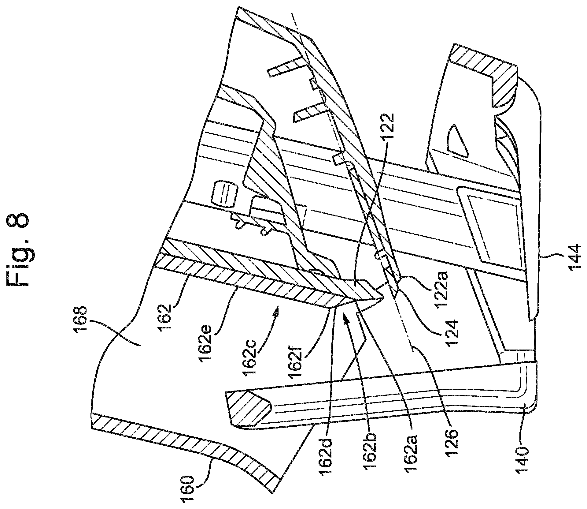 Patent US12134201 Figure 8 – Hair cutting system