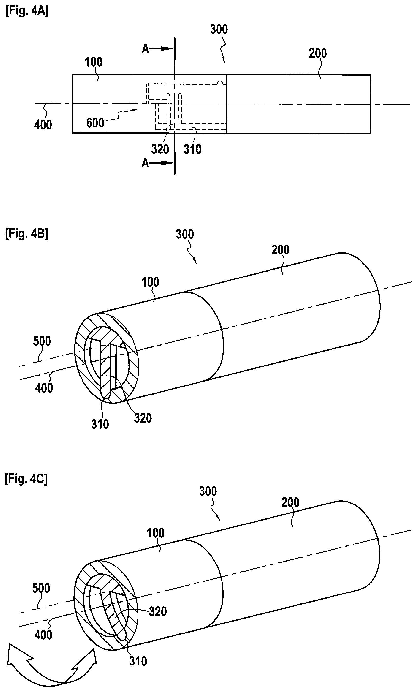 Patent US12134202 Figure 2 – Coupling, fabrication thereof, and handle and razor comprising same