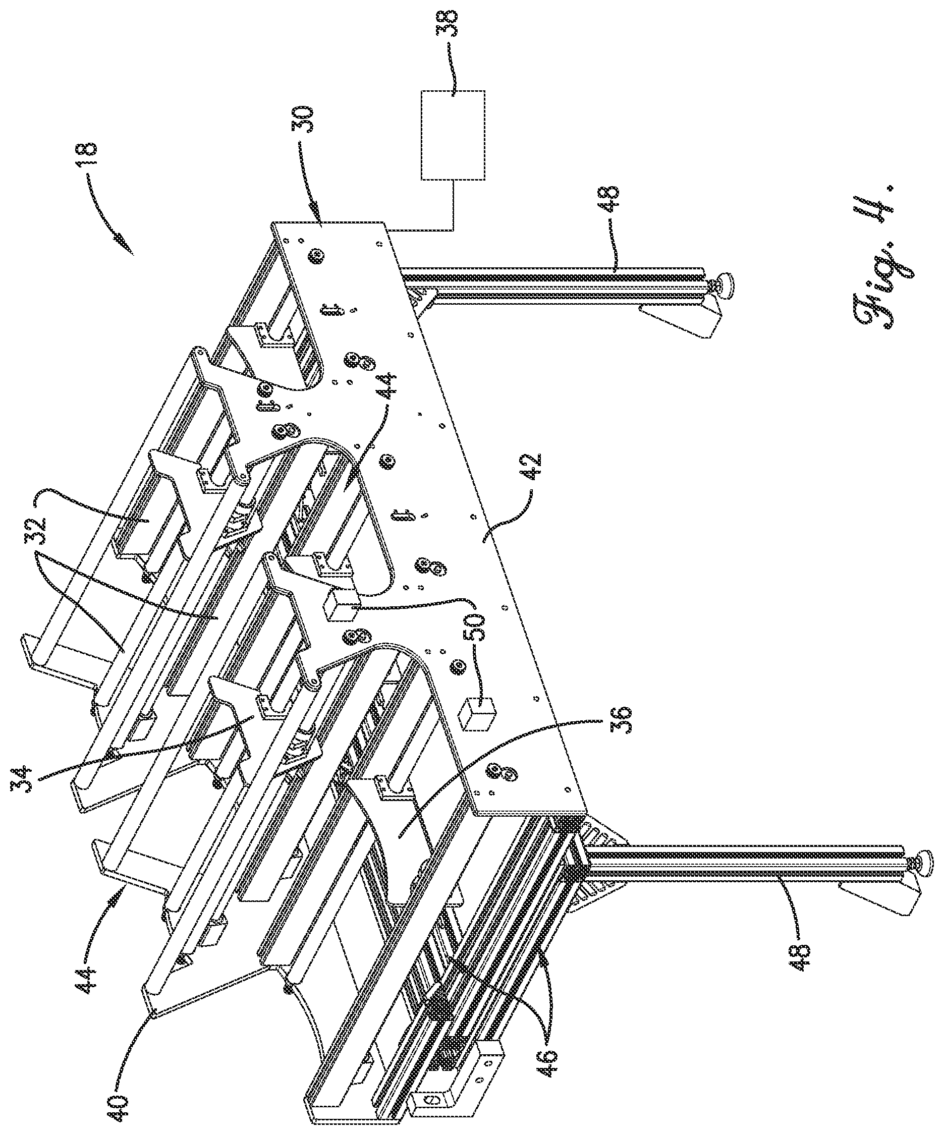 Patent US12134205 Figure 4 – Smart die output lane assembly