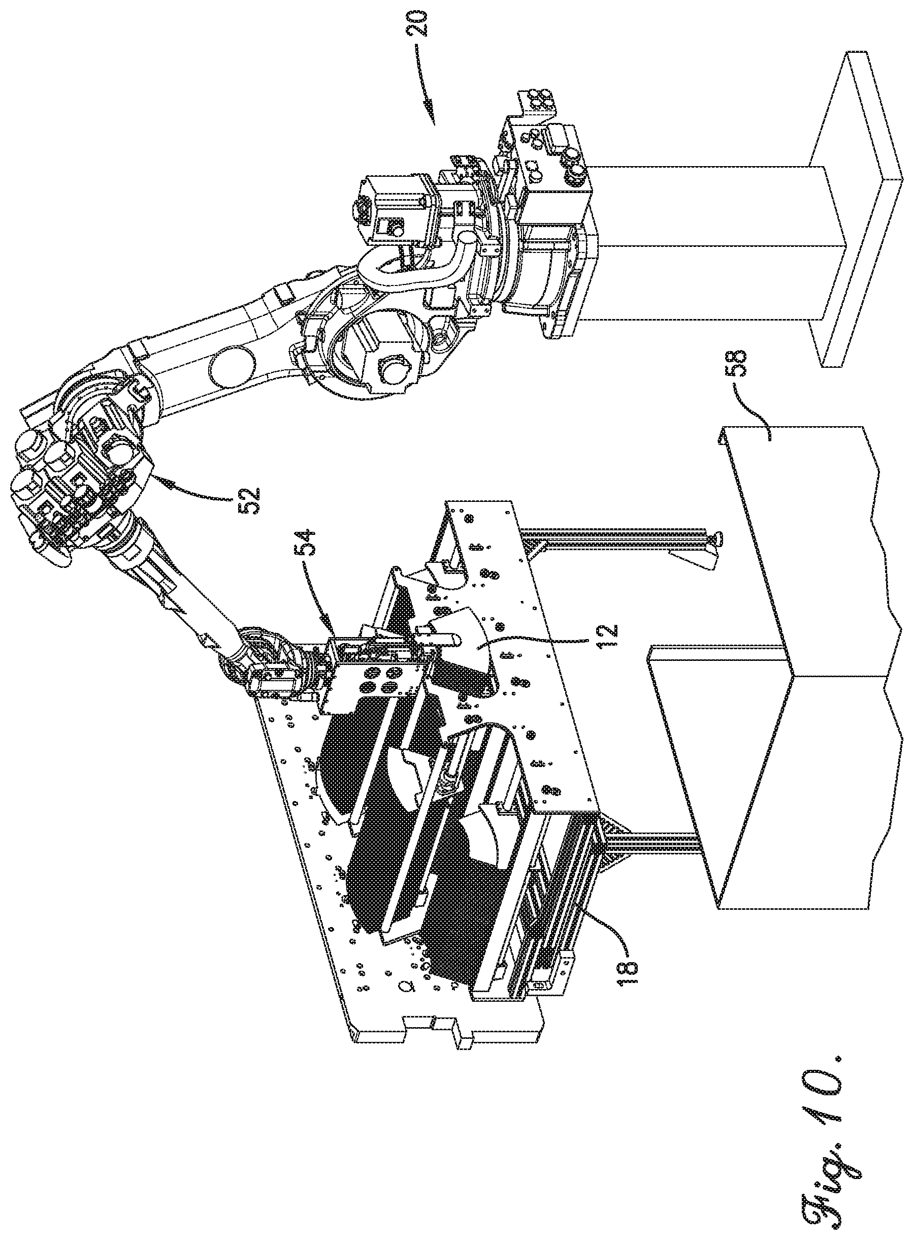 Patent US12134205 Figure 10 – Smart die output lane assembly