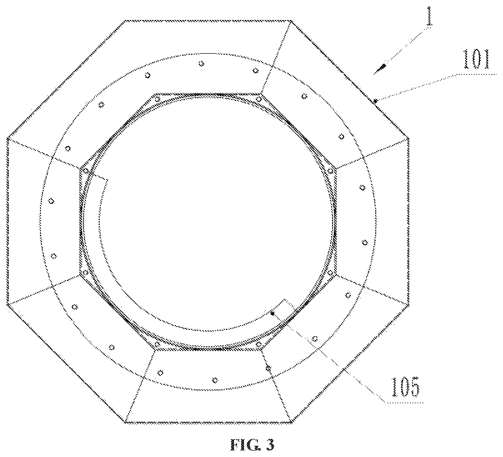 Patent US12134212 Figure 3 – Charging barrel of infrared dehumidification, crystallization and drying all-in-one machine and crystallization and drying all-in-one machine