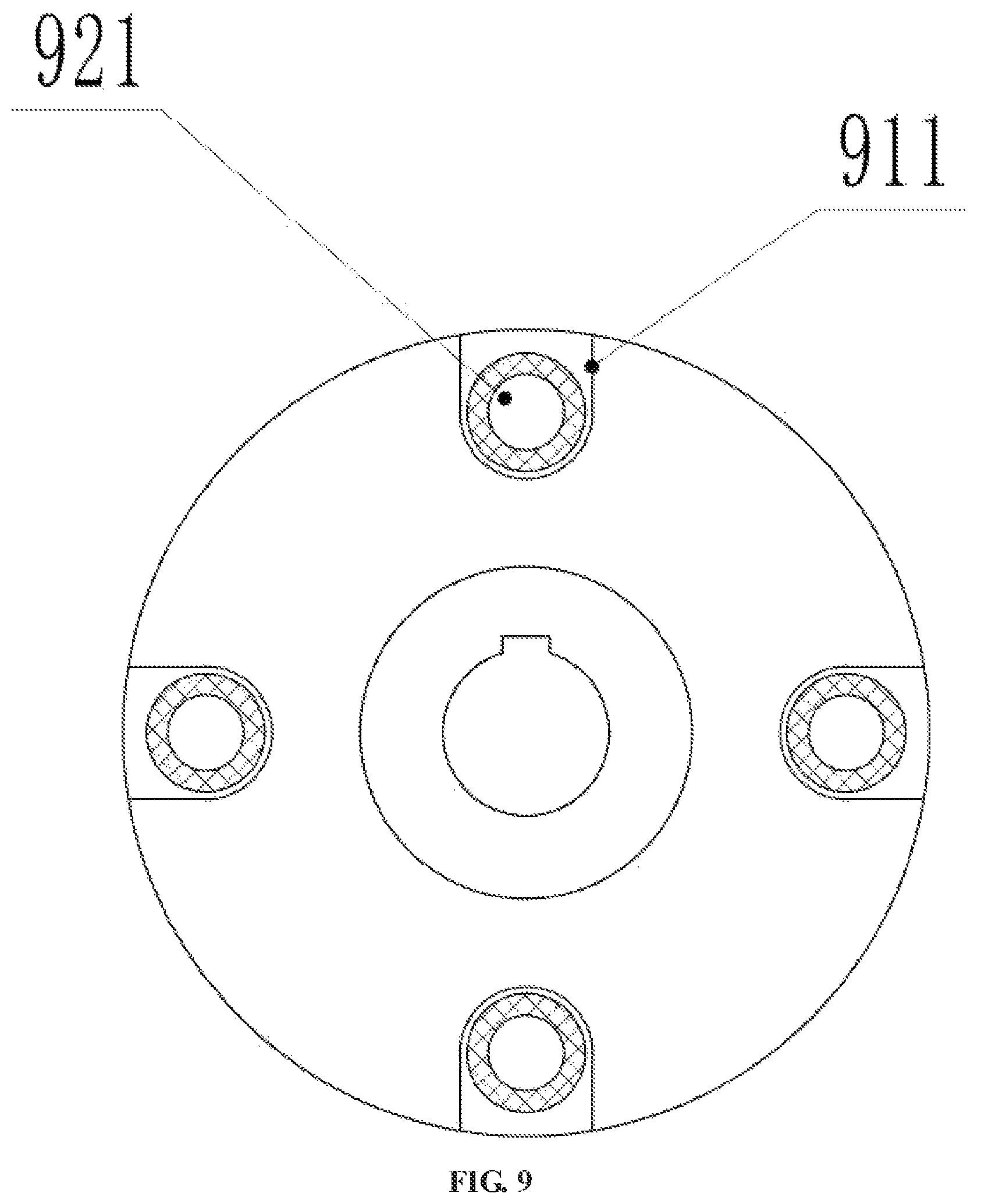 Patent US12134212 Figure 9 – Charging barrel of infrared dehumidification, crystallization and drying all-in-one machine and crystallization and drying all-in-one machine