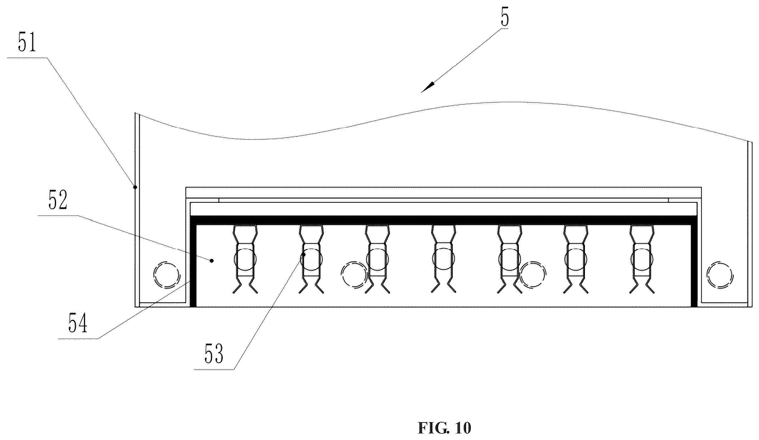 Patent US12134212 Figure 10 – Charging barrel of infrared dehumidification, crystallization and drying all-in-one machine and crystallization and drying all-in-one machine