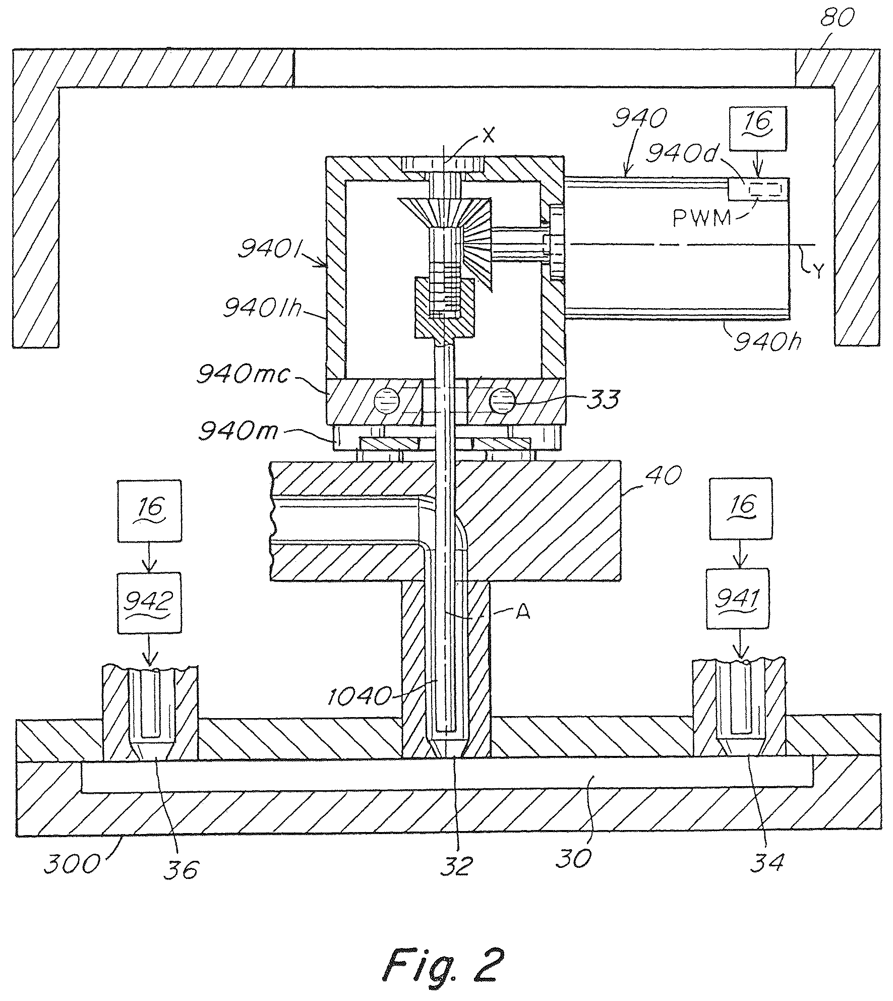 Patent US12134219 Figure 4 – Injection molding apparatus with insulated integrated actuator electronic drive
