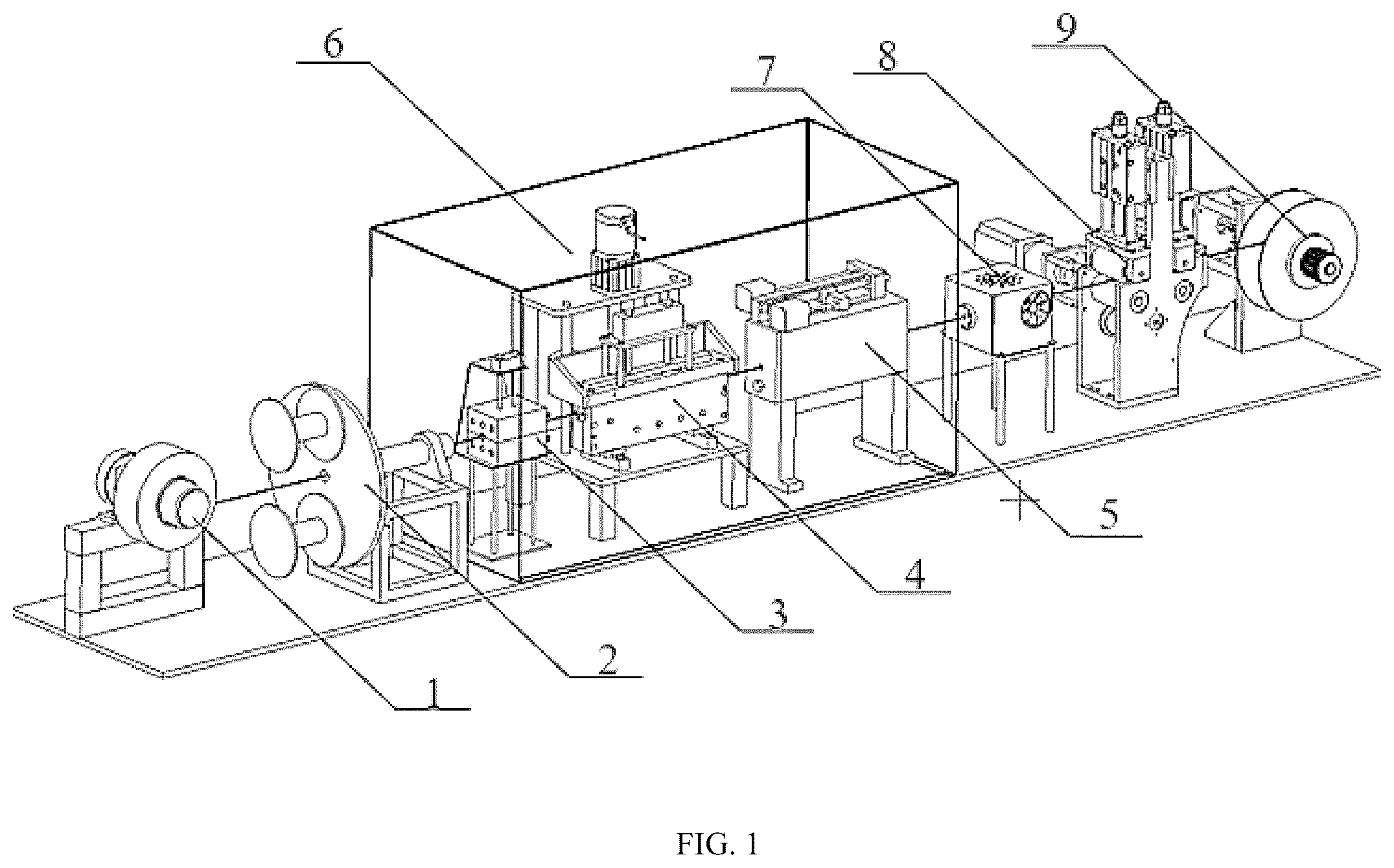 Patent US12134221 — On-orbit composite filament forming device for space 3D printing — Figure 1