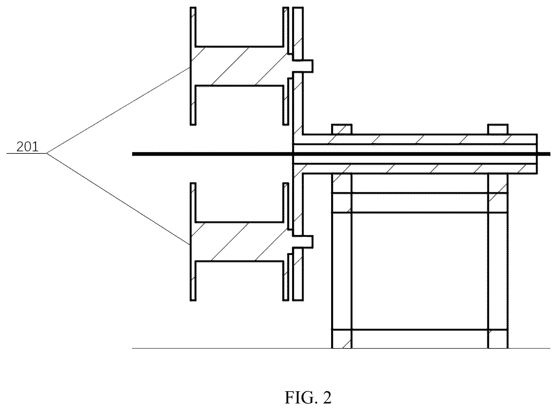 Patent US12134221 Figure 2 – On-orbit composite filament forming device for space 3D printing