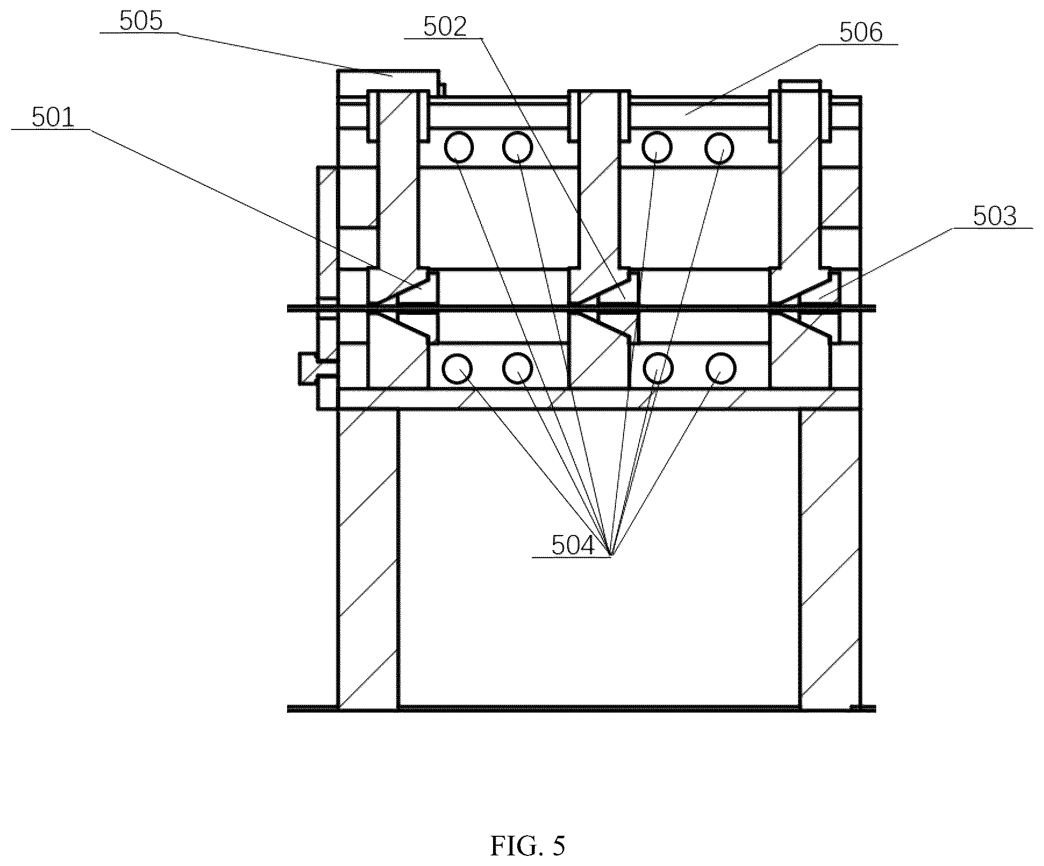 Patent US12134221 Figure 5 – On-orbit composite filament forming device for space 3D printing