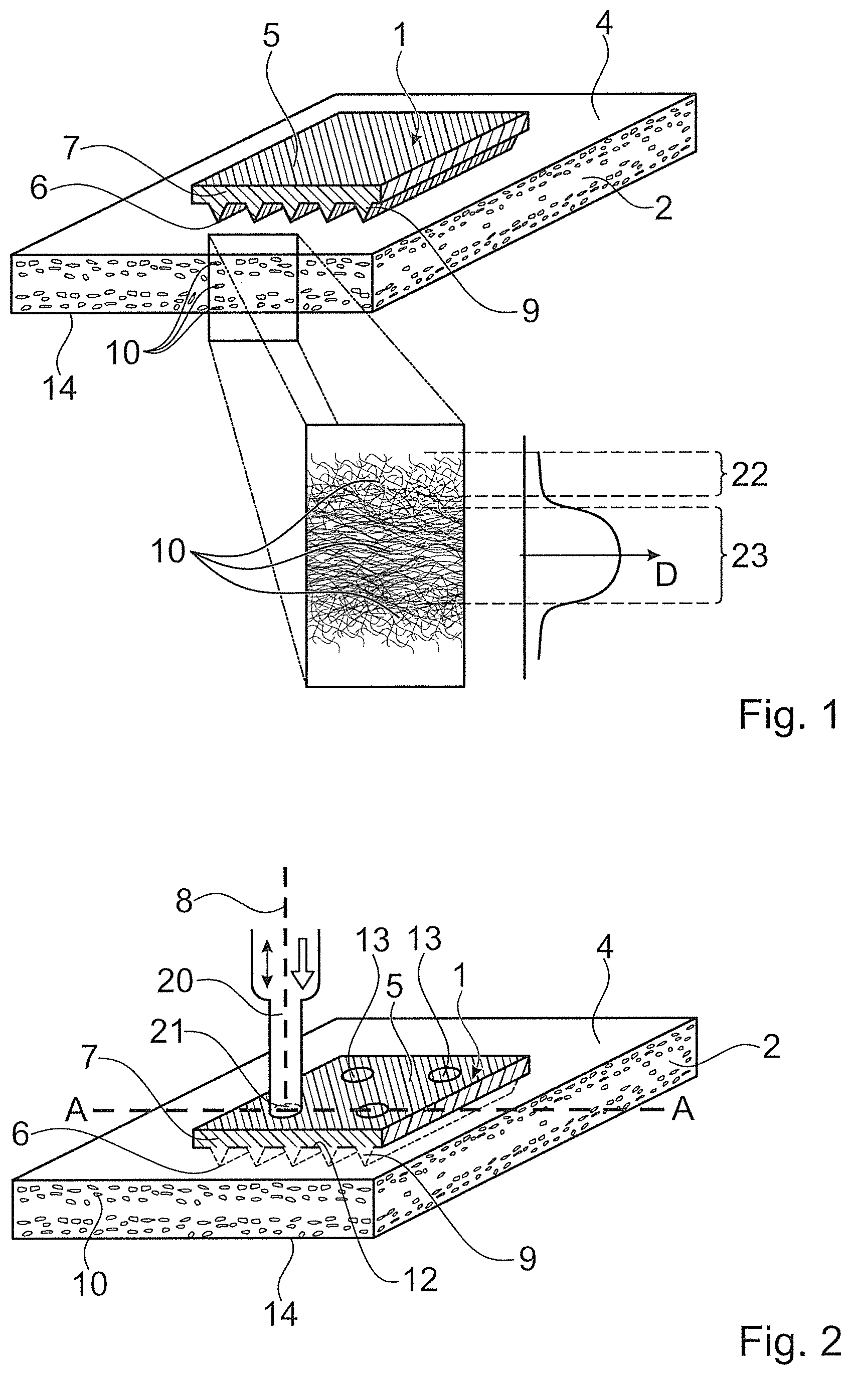 Patent US12134236 Figure 1 – Bonding objects together