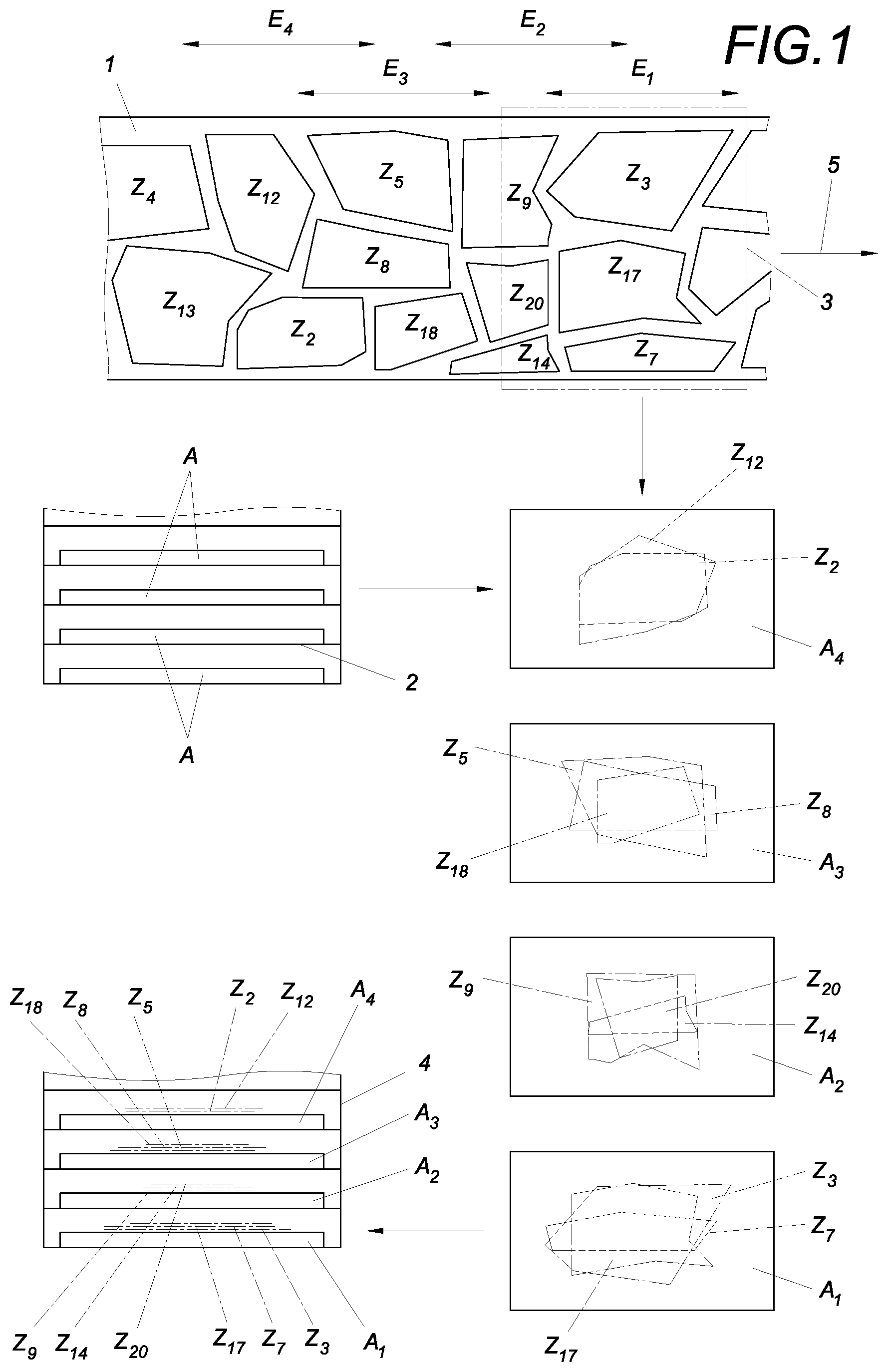 Patent US12134237 Figure 1 – Method for providing blanks from a fibre web