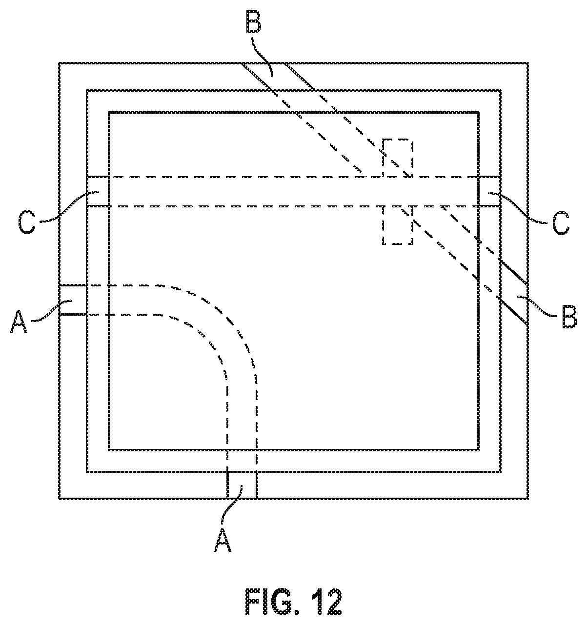 Patent US12134238 Figure 6 – Fiber-reinforced composite layup