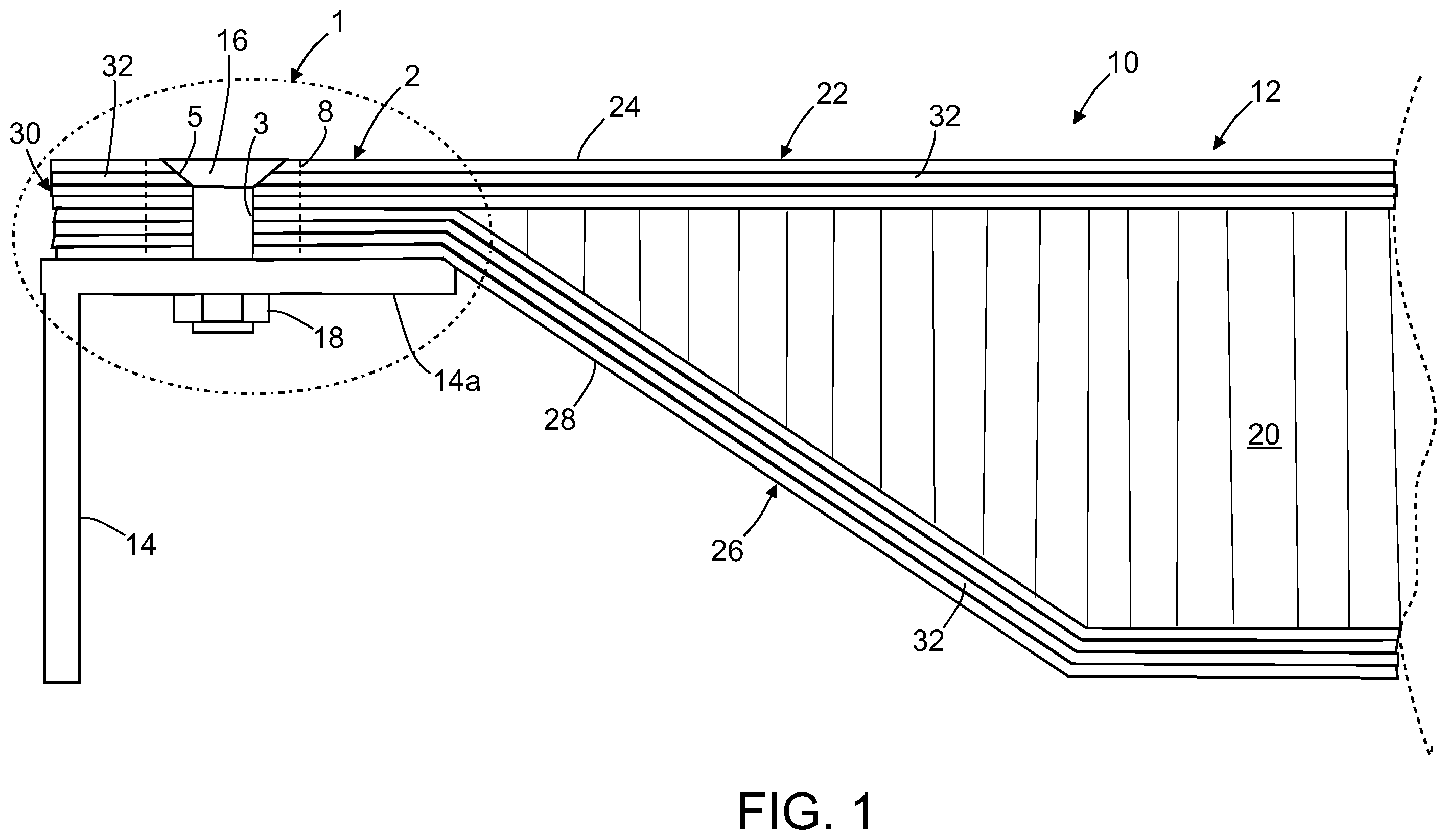Patent US12134240 Figure 1 – Methods for repairing composite material using pre-cured plugs