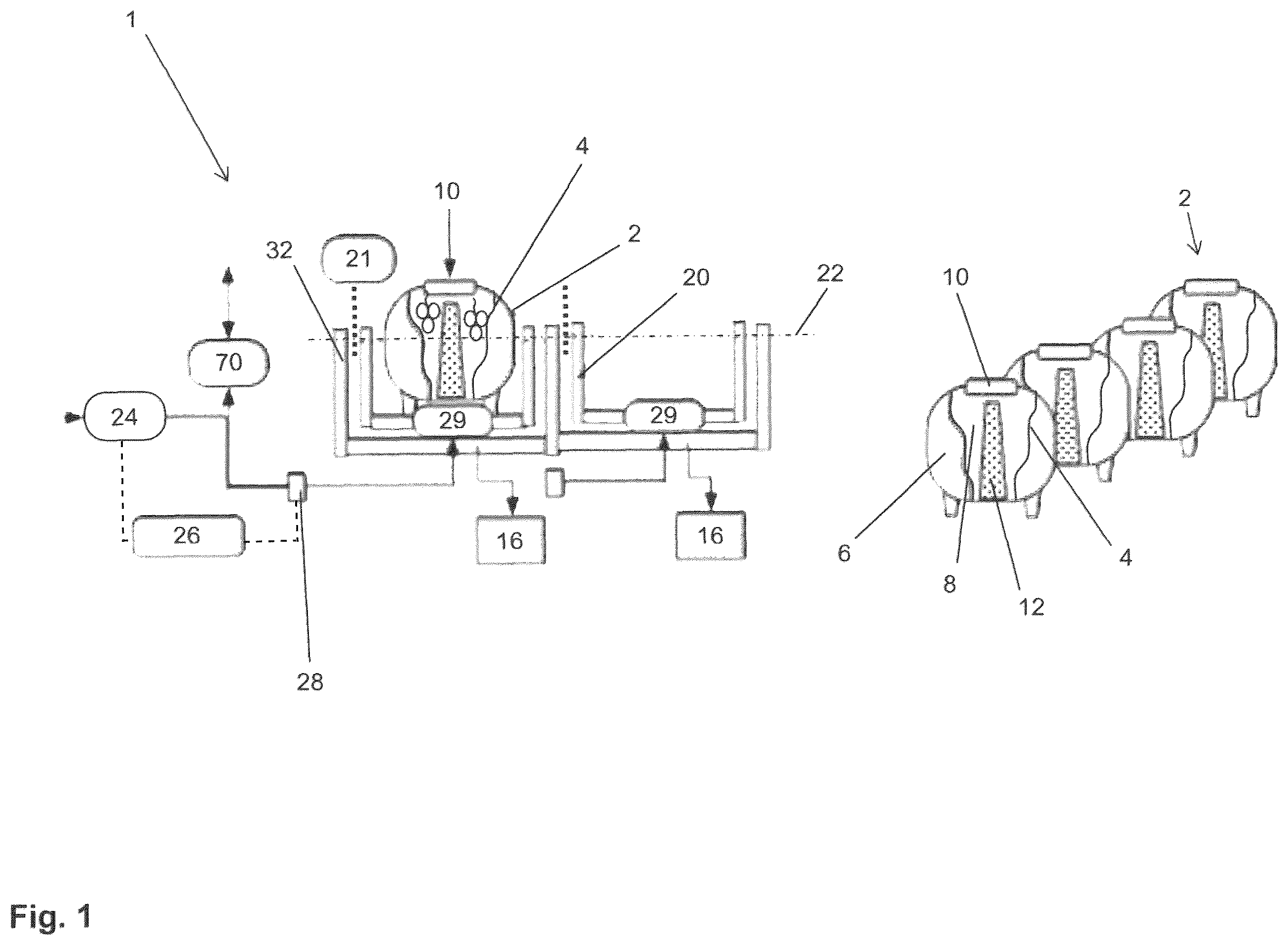 Patent US12134243 Figure 1 – Modular press