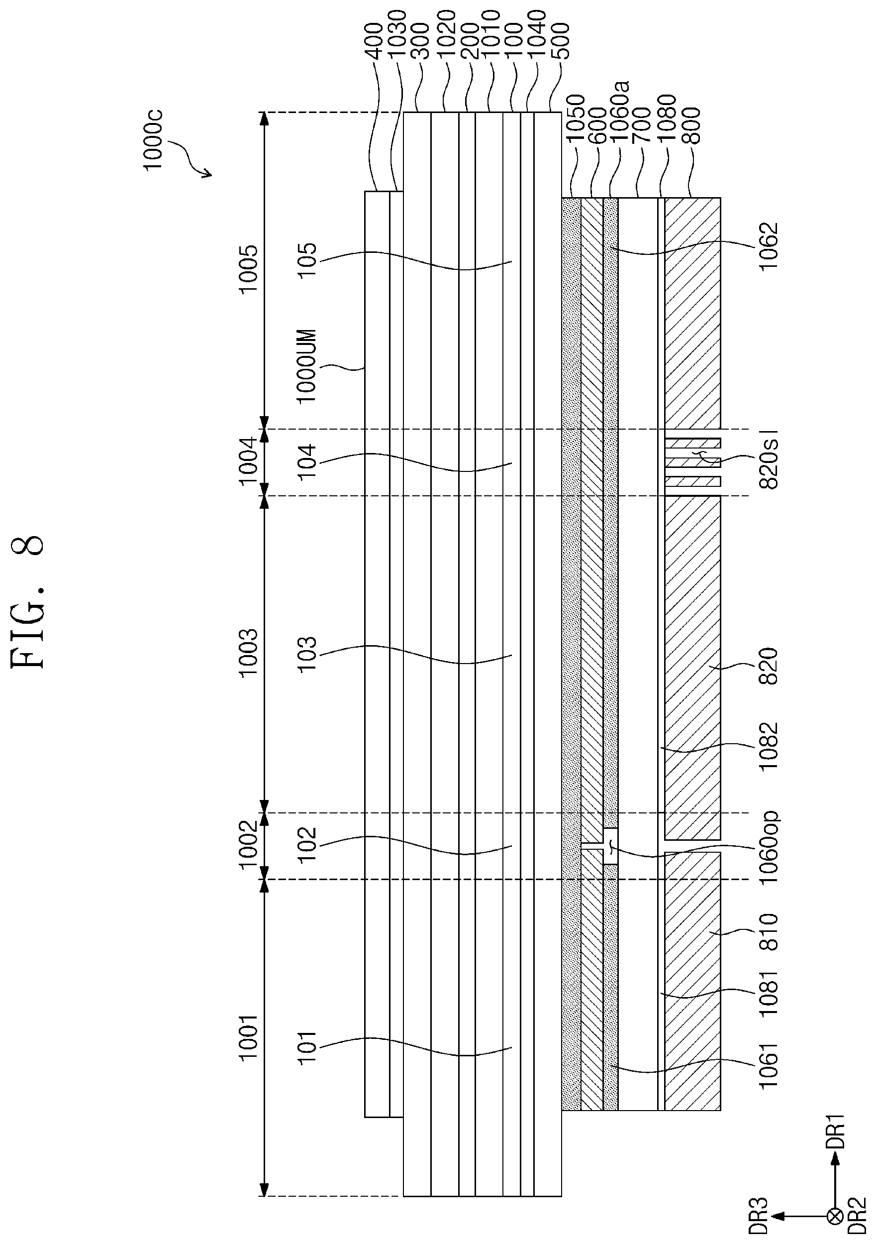 Patent US12134262 Figure 11 – Display device