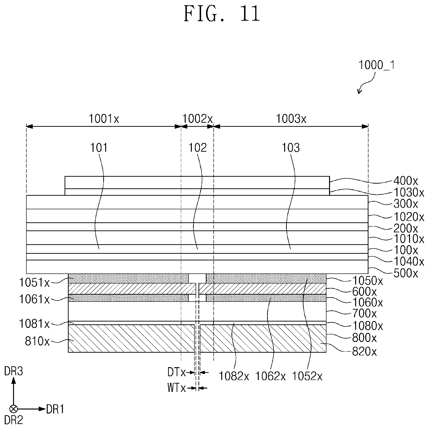 Patent US12134262 Figure 15 – Display device