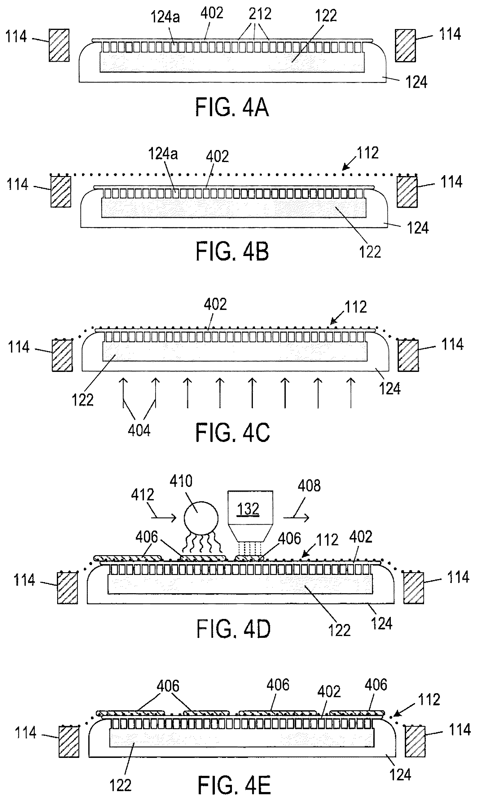 Patent US12134263 Figure 4 – Platen and release fluid control system for stencil creation