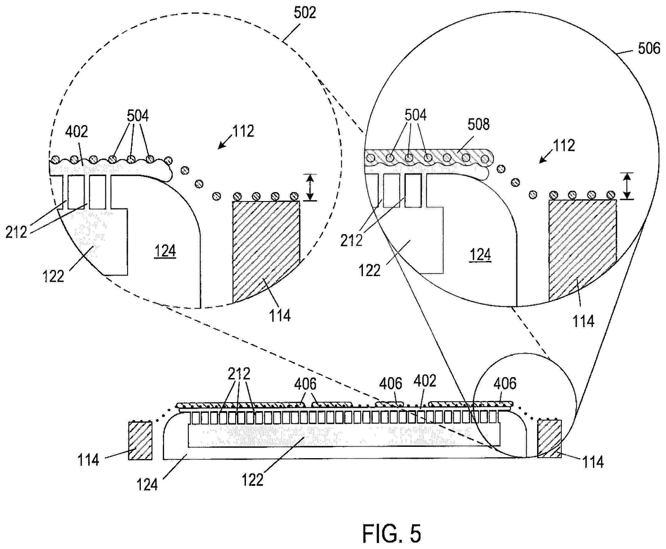 Patent US12134263 Figure 5 – Platen and release fluid control system for stencil creation