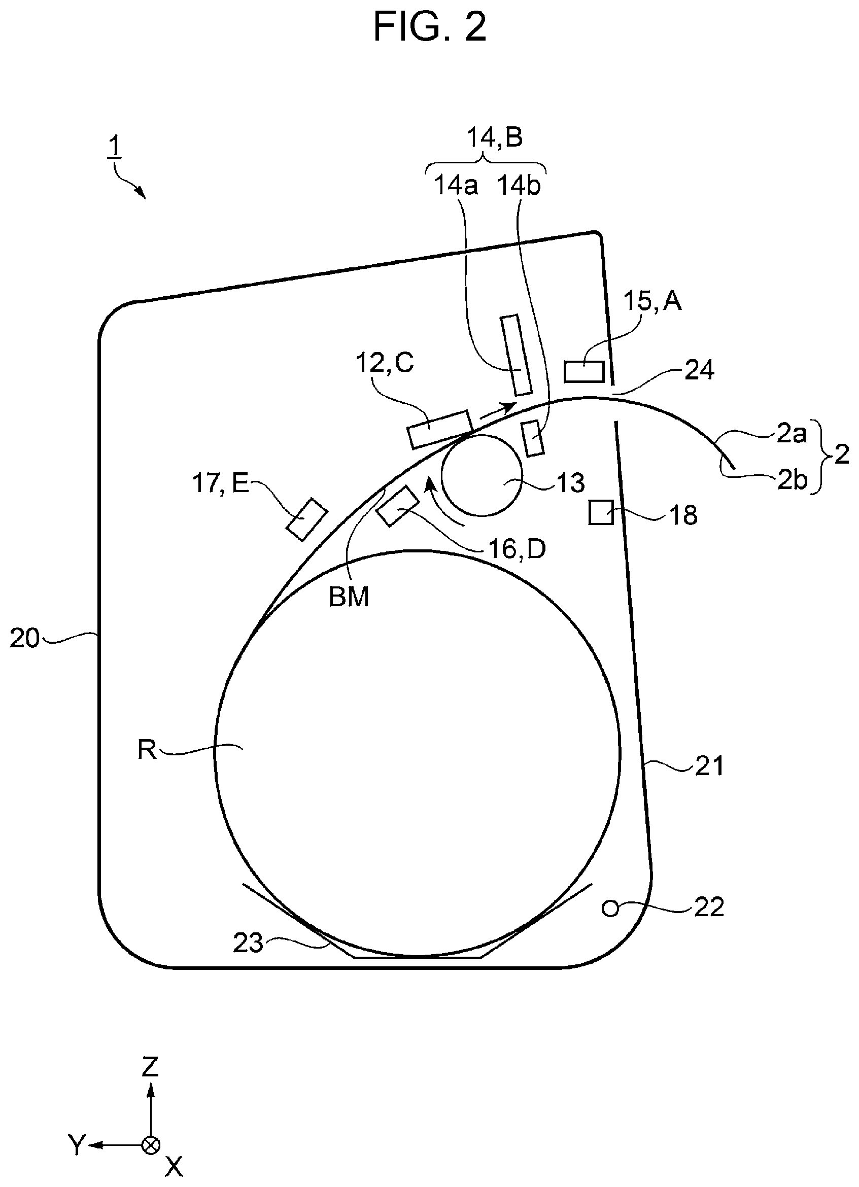 Patent US12134264 Figure 2 – Printer and method of controlling the same