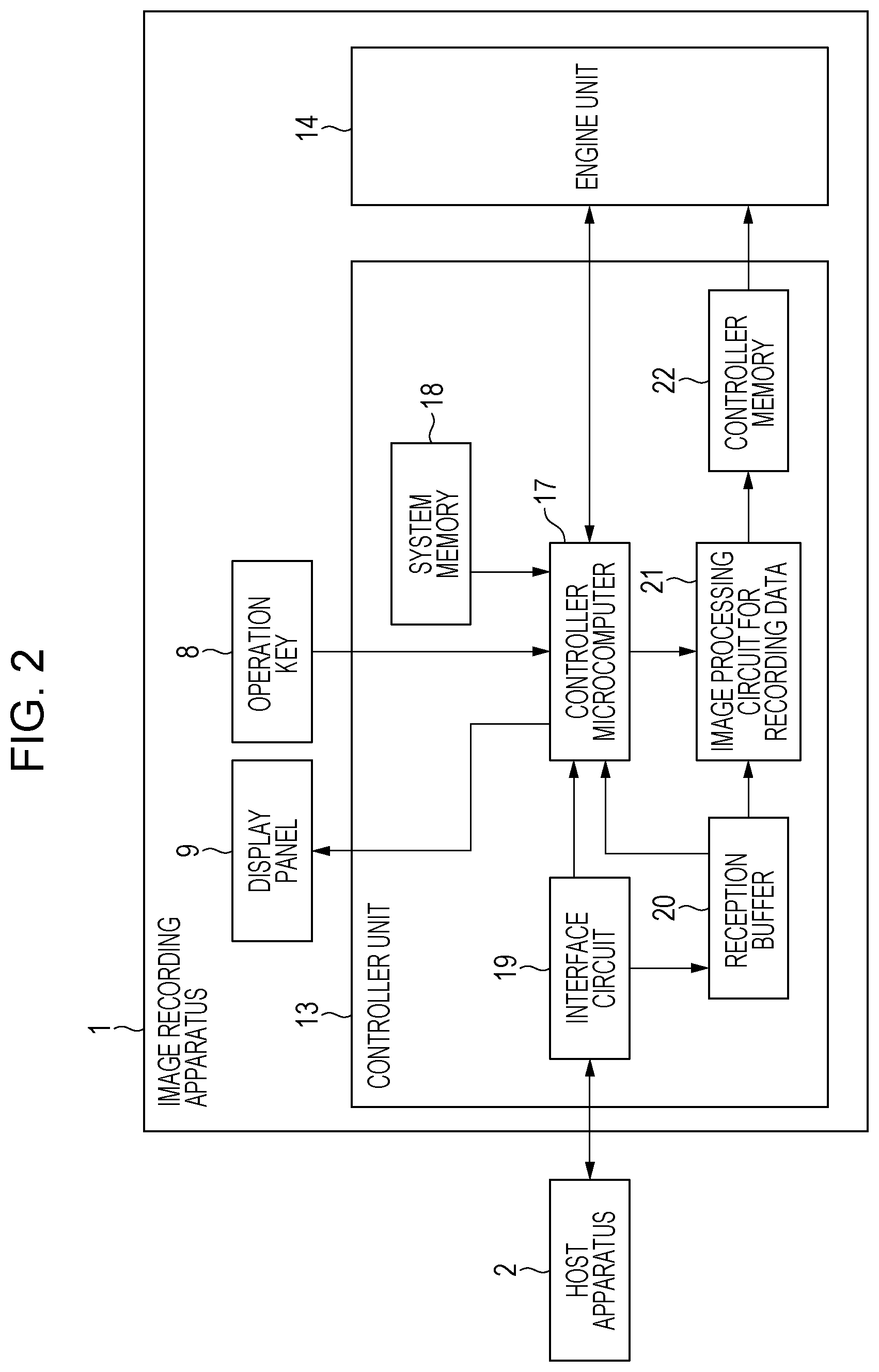 Patent US12134267 Figure 2 – Image recording apparatus, control method, and storage medium