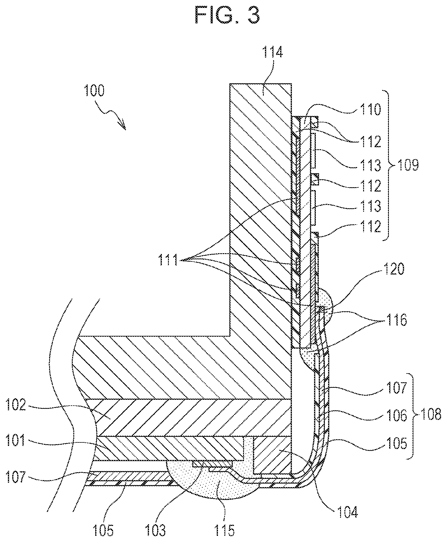 Patent US12134273 Figure 3 – Liquid discharge head