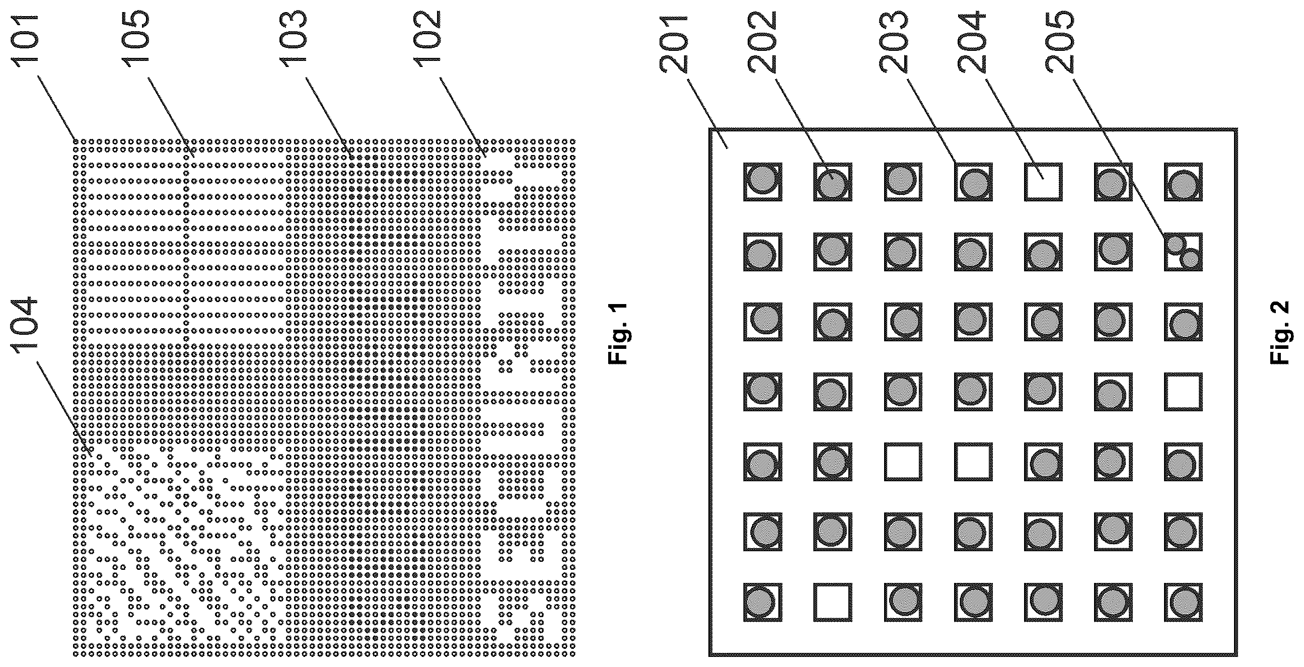 Patent US12134280 Figure 1 – Optical device with ordered scatterer arrays for secure identity and a method of producing the same