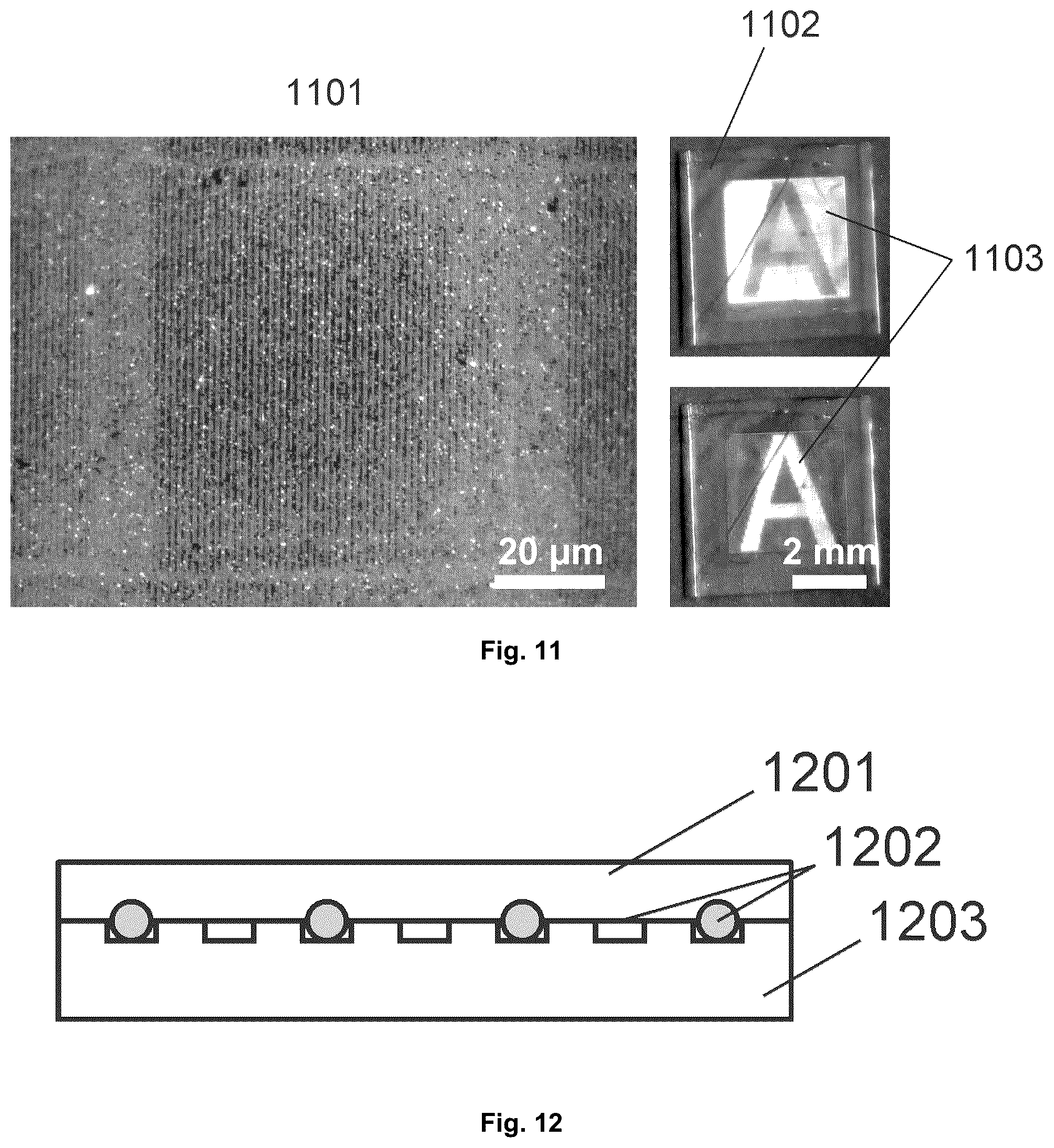 Patent US12134280 Figure 7 – Optical device with ordered scatterer arrays for secure identity and a method of producing the same