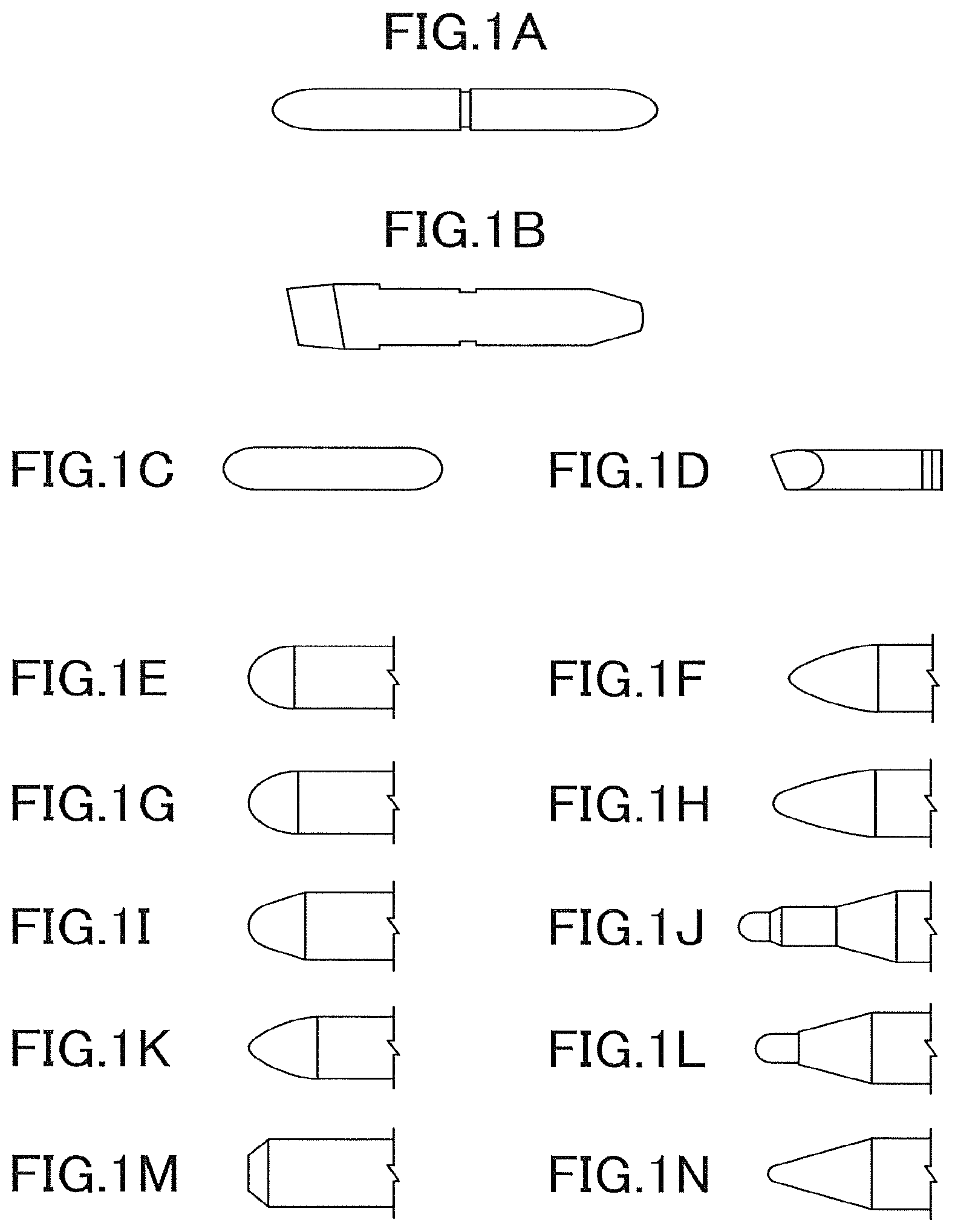 Patent US12134281 Figure 1 – Writing instrument