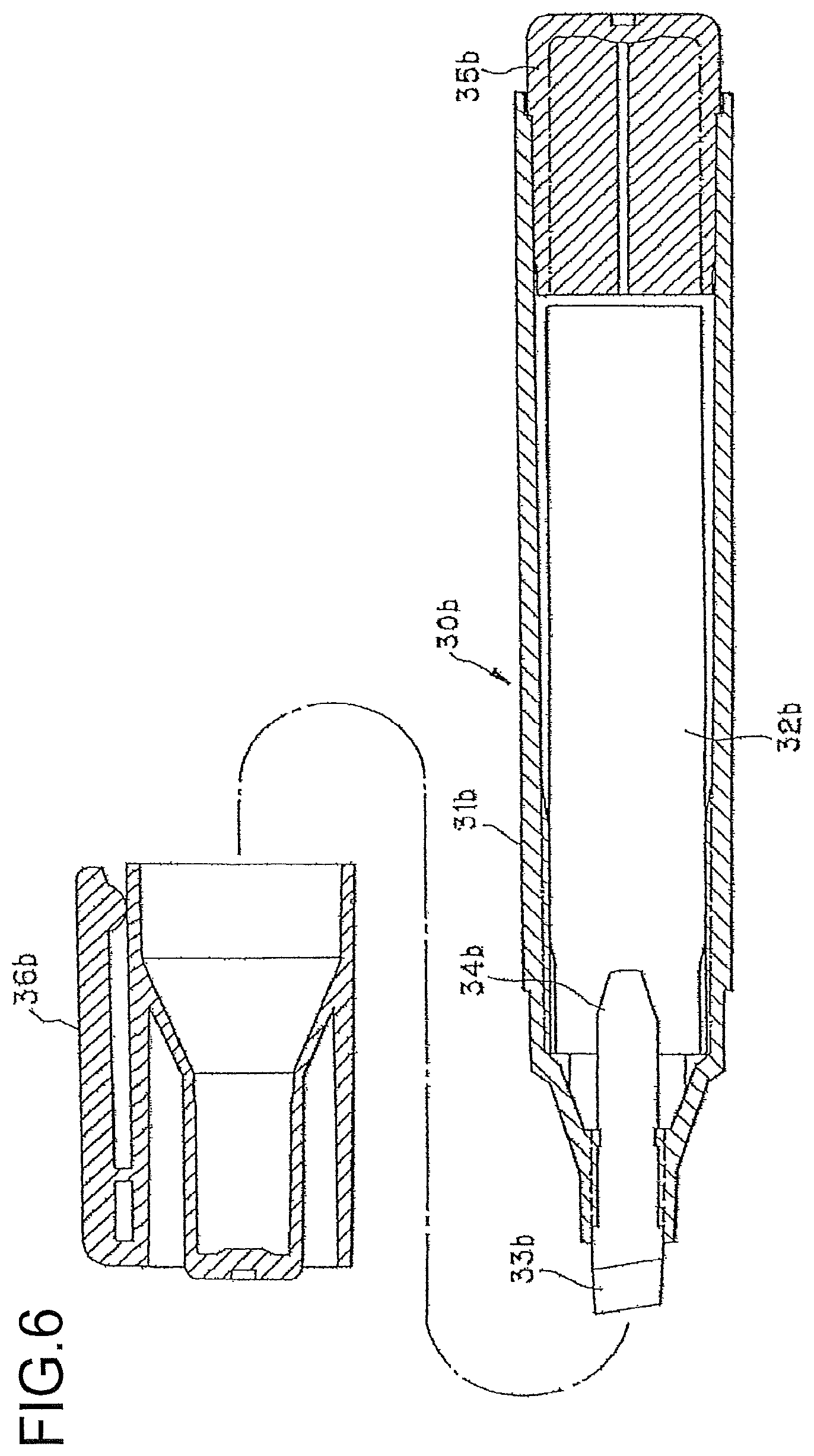 Patent US12134281 Figure 6 – Writing instrument