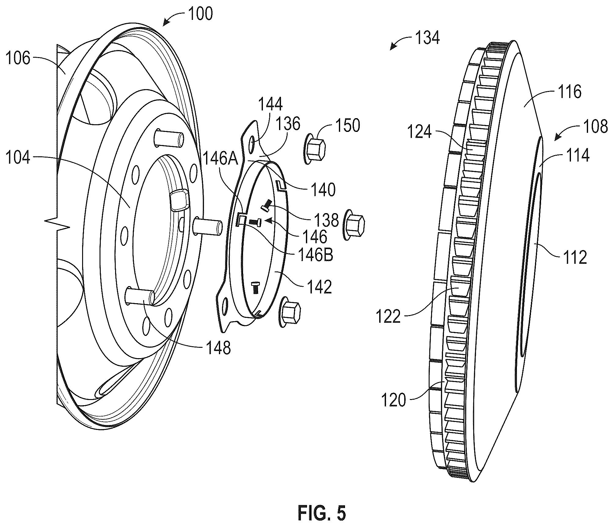 Patent US12134284 Figure 3 – Aerodynamic cover for a vehicle wheel, attachment system for the aerodynamic cover to the vehicle wheel, and vehicle wheel having such an aerodynamic cover and attachment system