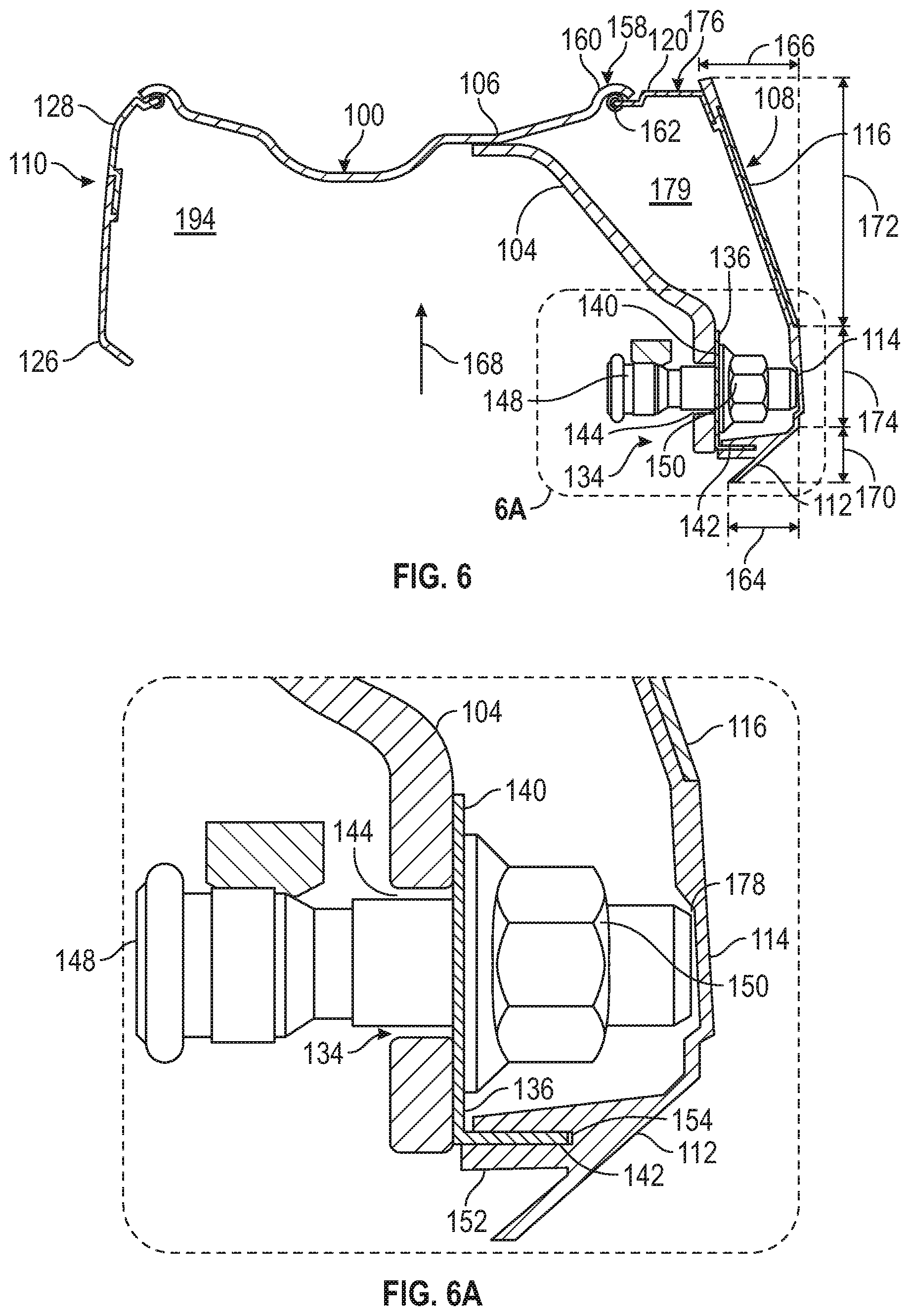 Patent US12134284 Figure 4 – Aerodynamic cover for a vehicle wheel, attachment system for the aerodynamic cover to the vehicle wheel, and vehicle wheel having such an aerodynamic cover and attachment system