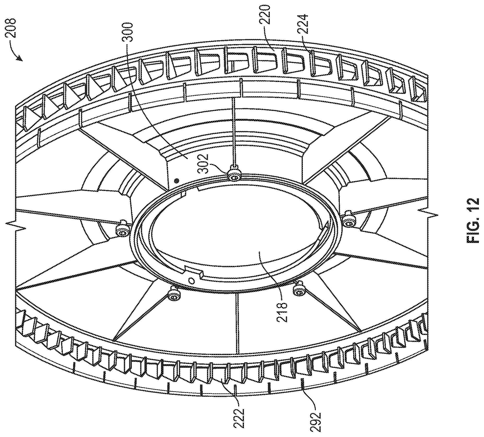 Patent US12134284 Figure 9 – Aerodynamic cover for a vehicle wheel, attachment system for the aerodynamic cover to the vehicle wheel, and vehicle wheel having such an aerodynamic cover and attachment system