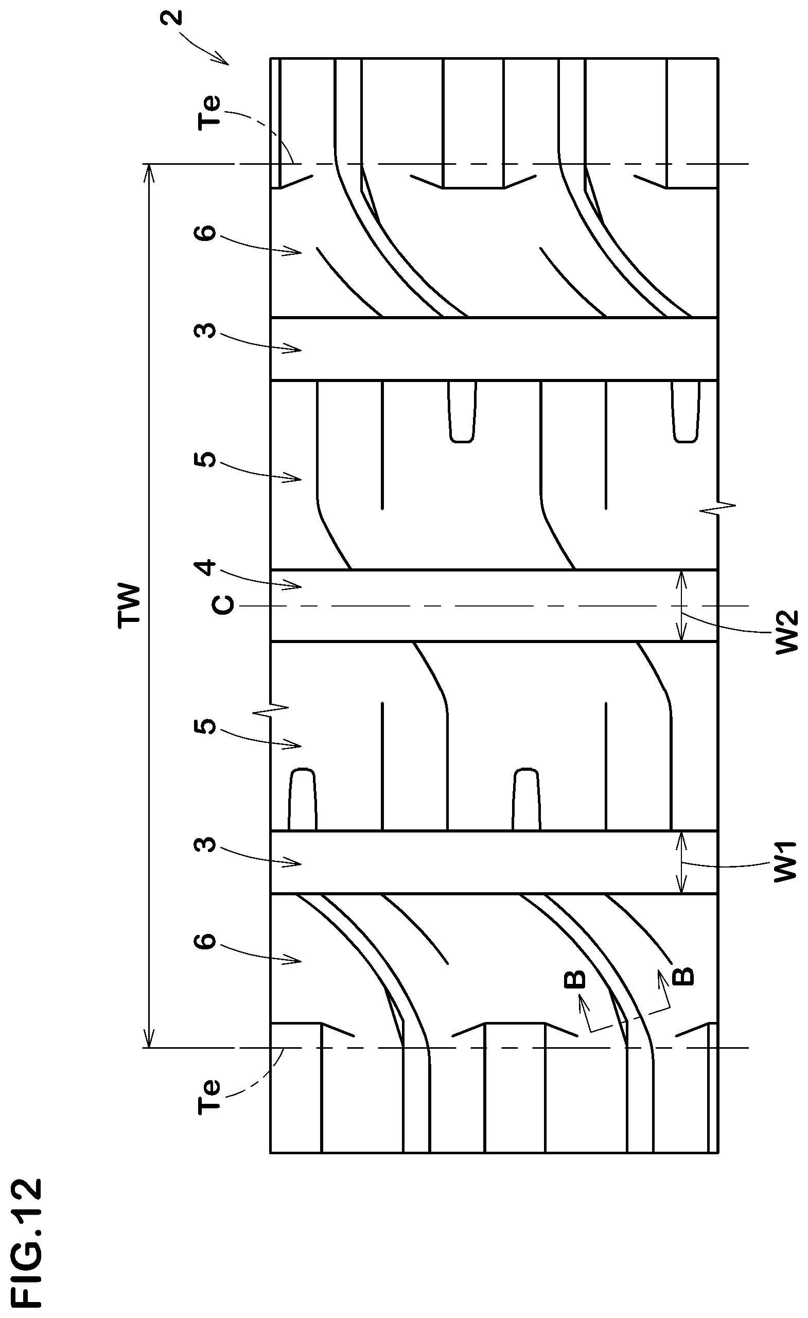 Patent US12134285 Figure 12 – Tire