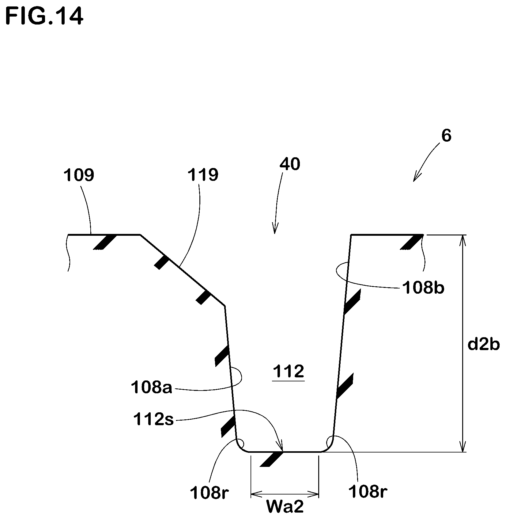 Patent US12134285 Figure 14 – Tire
