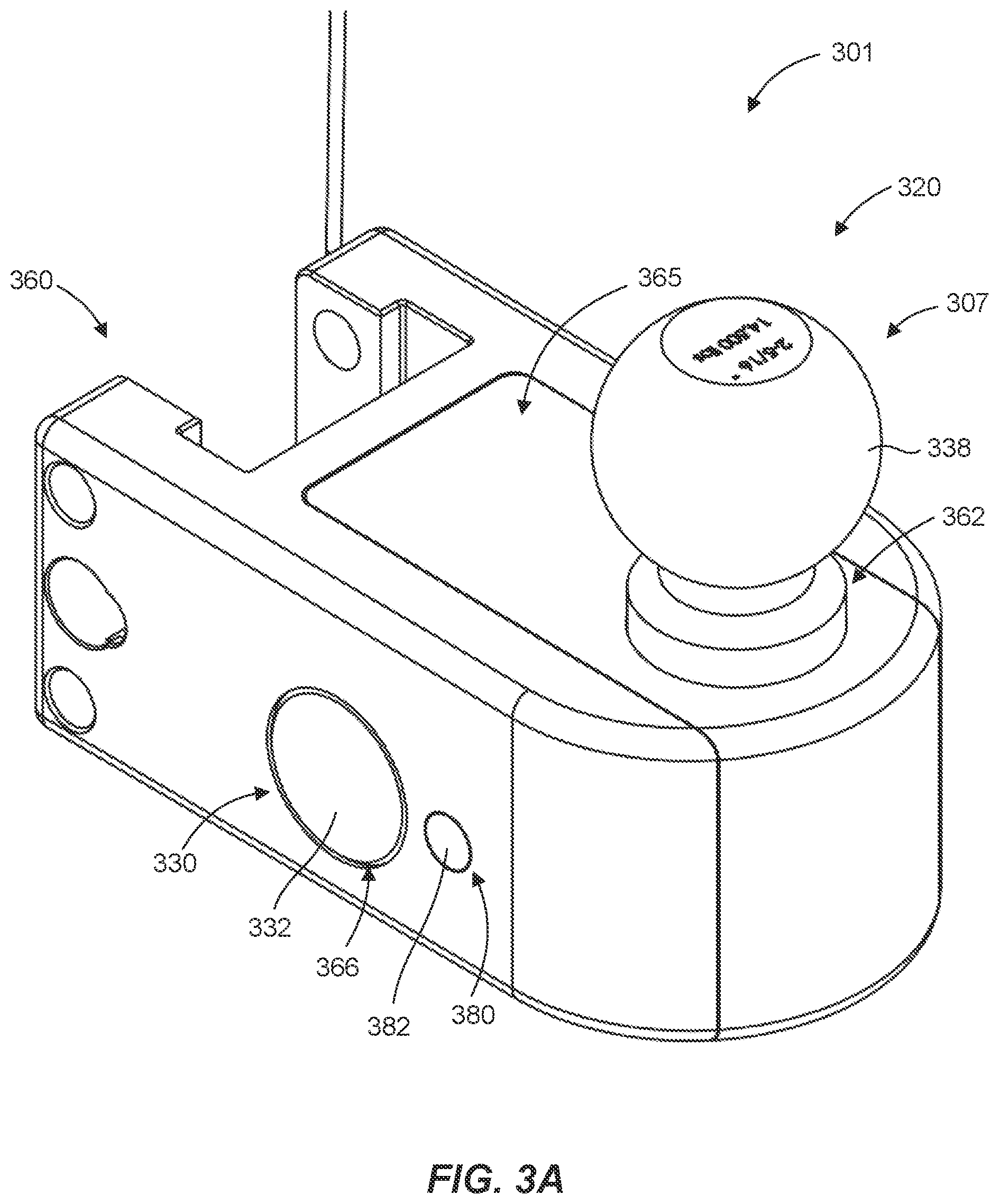 Patent US12134287 Figure 5 – Load measuring hitch assembly for measuring loads applied by a trailer on a tow vehicle