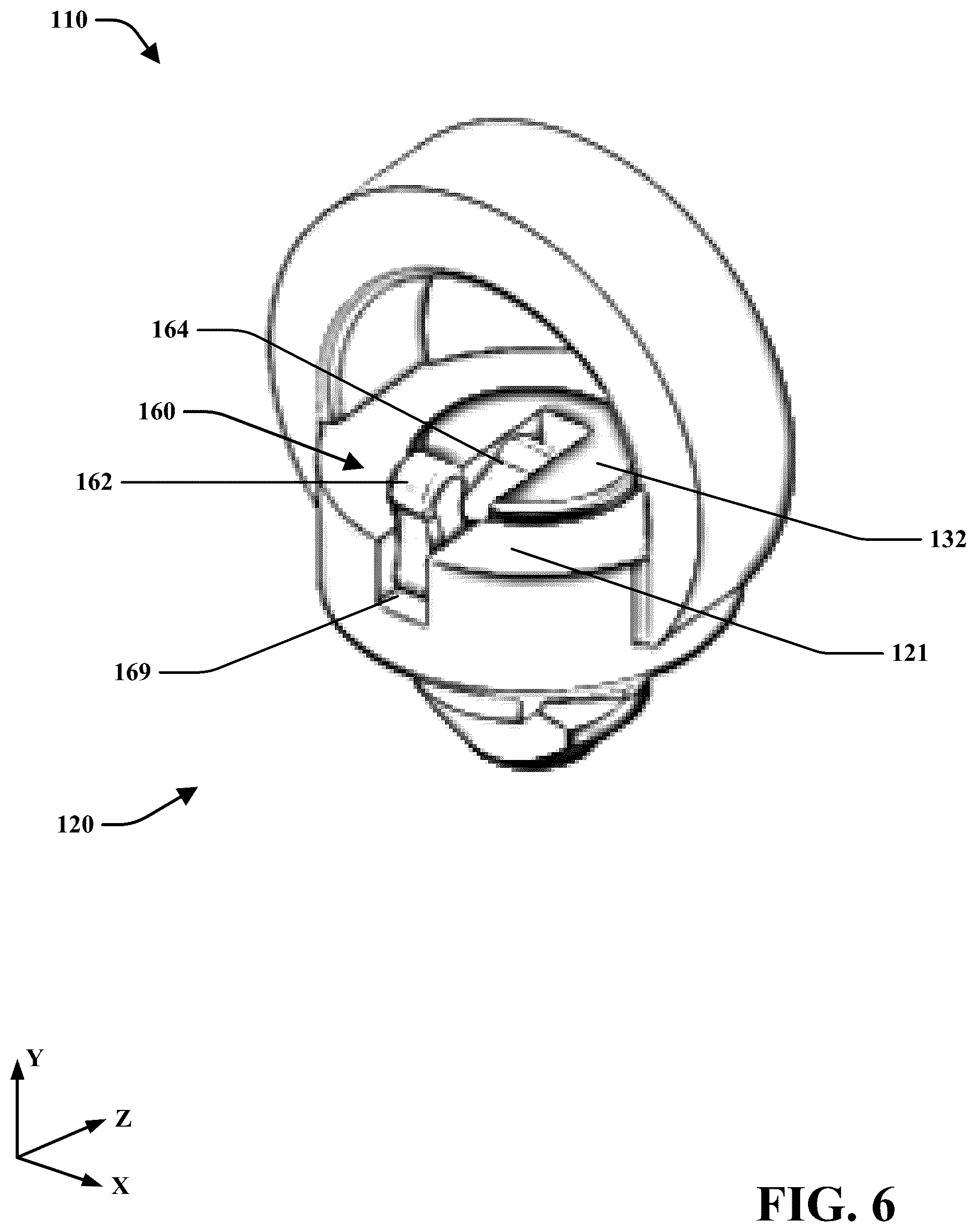 Patent US12134288 Figure 7 – Safety chain tie down mechanism with t-pin