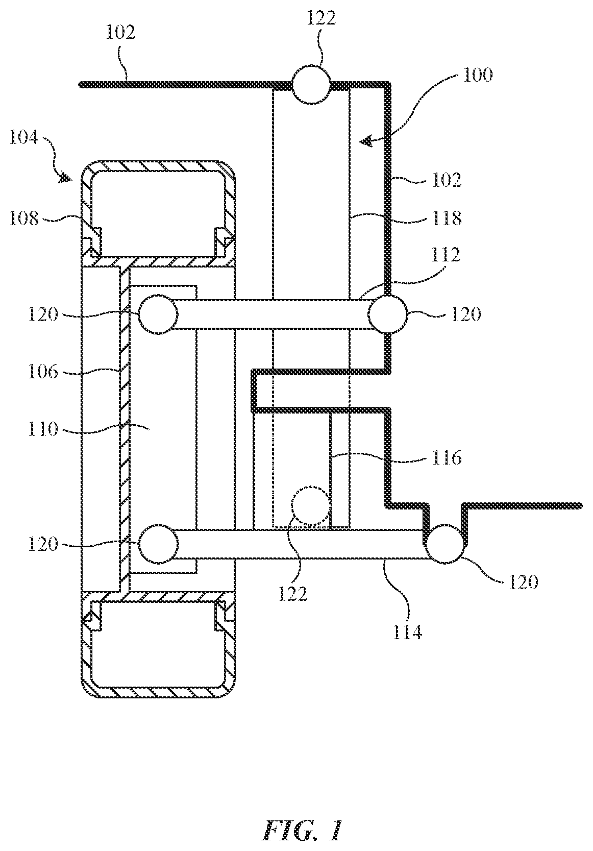 Patent US12134292 Figure 1 – Motion control systems