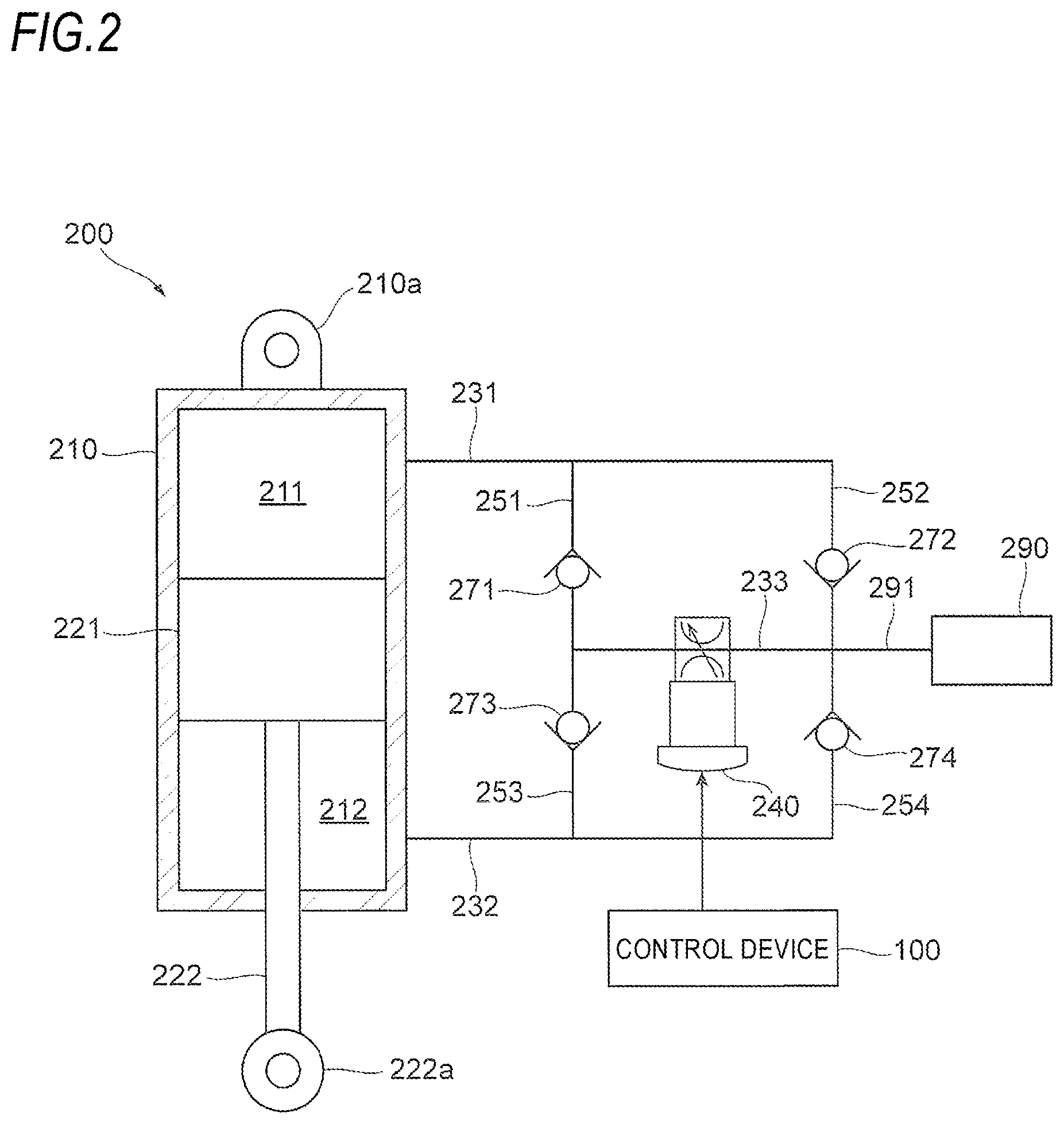 Patent US12134294 Figure 2 – Load weight derivation device, control device, suspension system, saddle-ride-type vehicle, vehicle height adjustment device