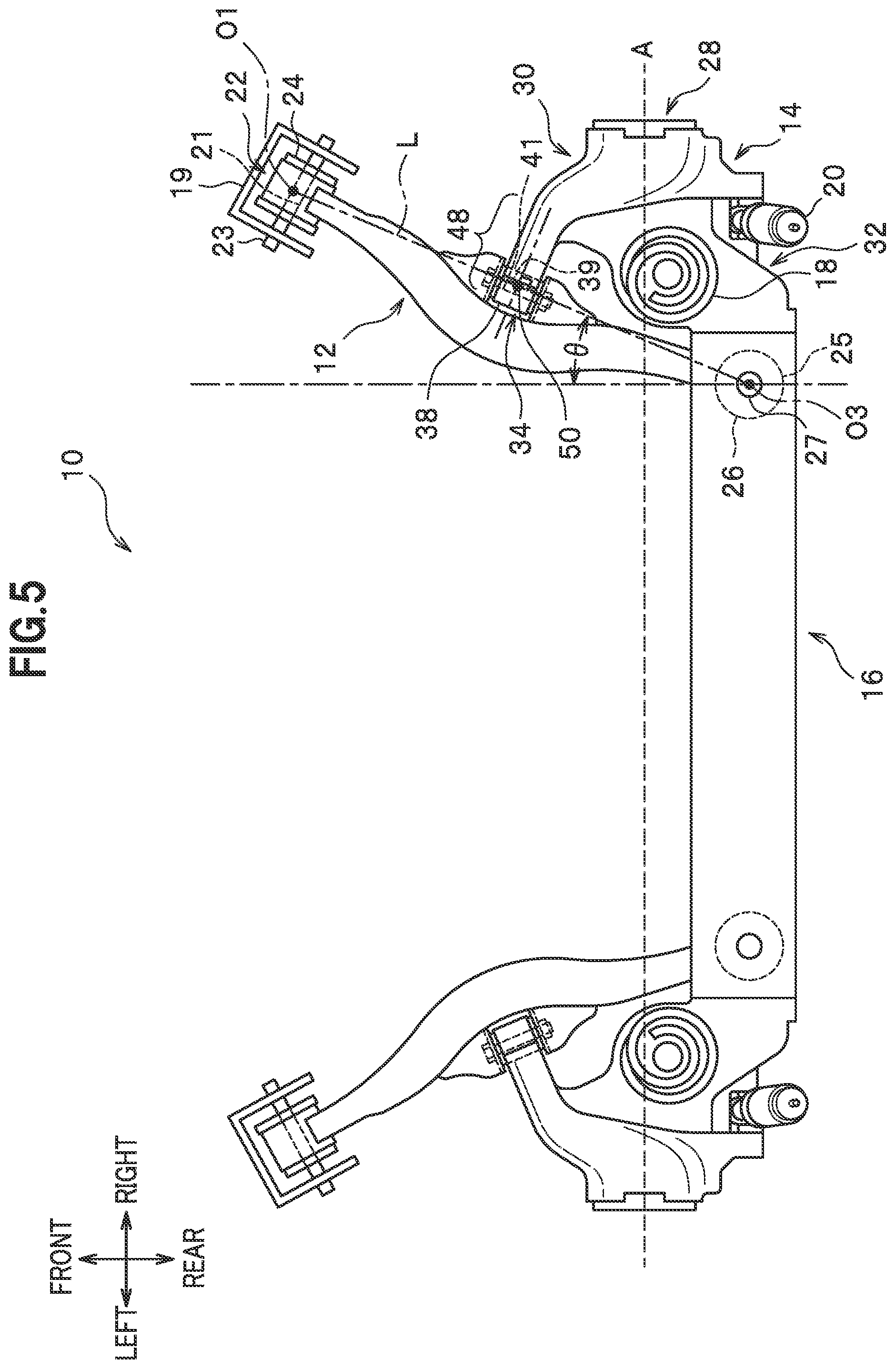 Patent US12134297 Figure 5 – Rear suspension construction