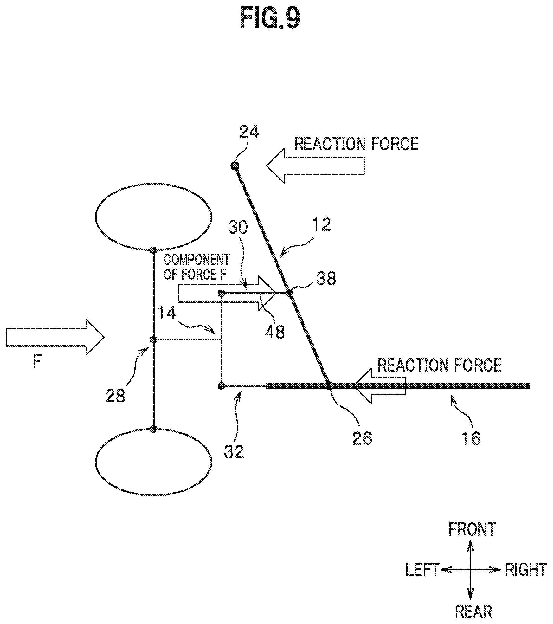 Patent US12134297 Figure 9 – Rear suspension construction