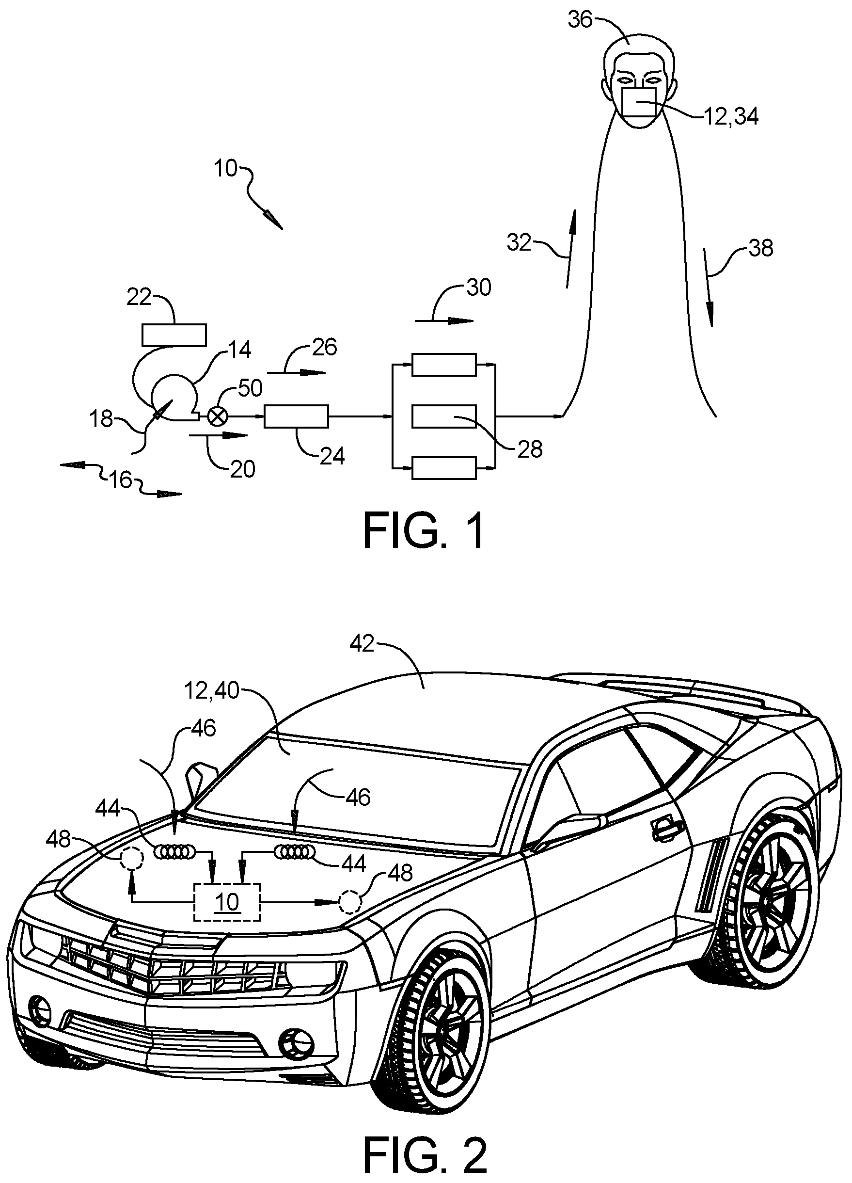 Patent US12134305 Figure 1 – Air filtration system and method