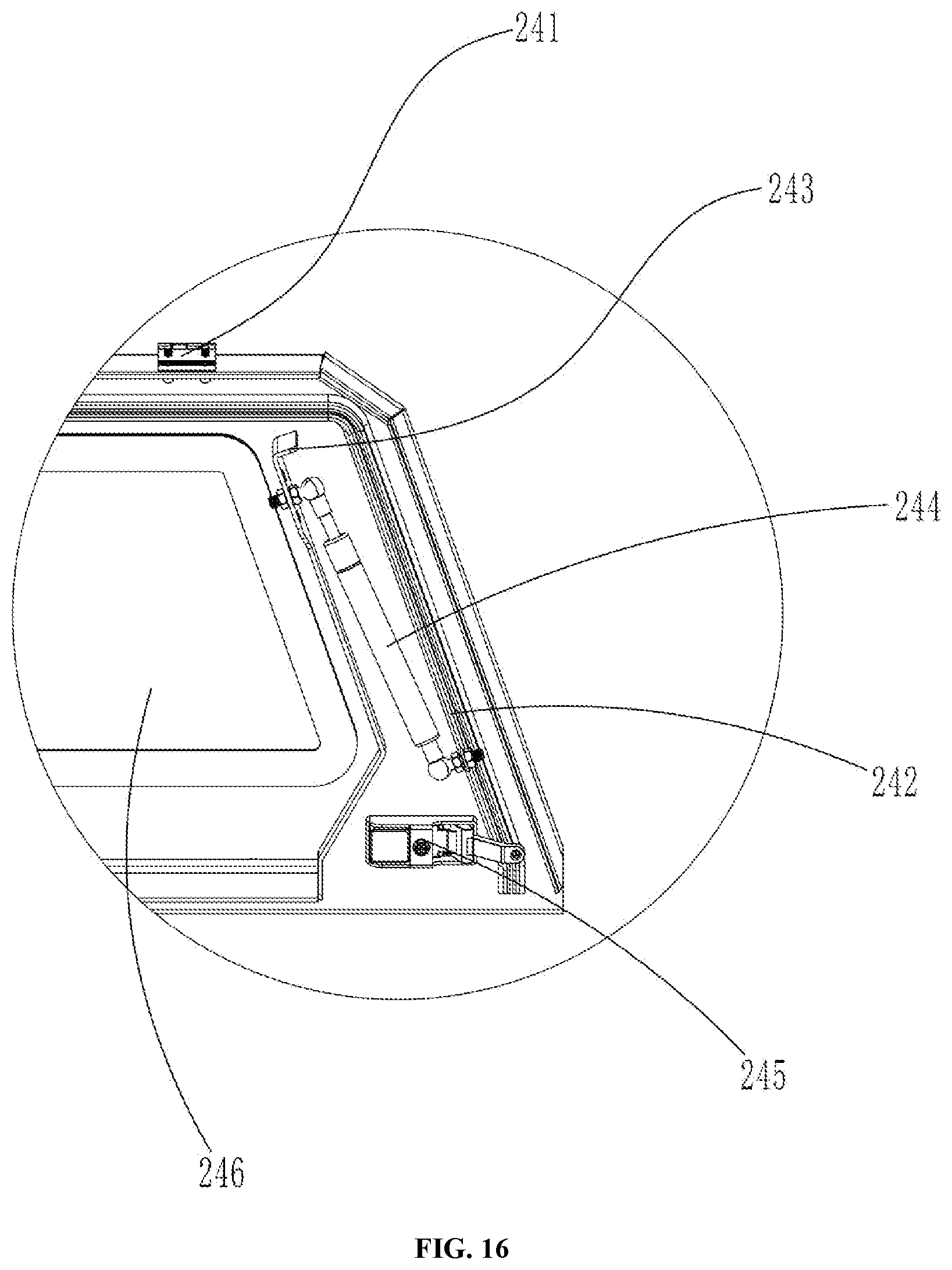 Patent US12134310 Figure 16 – High-strength lightweight automobile compartment tonneau cover