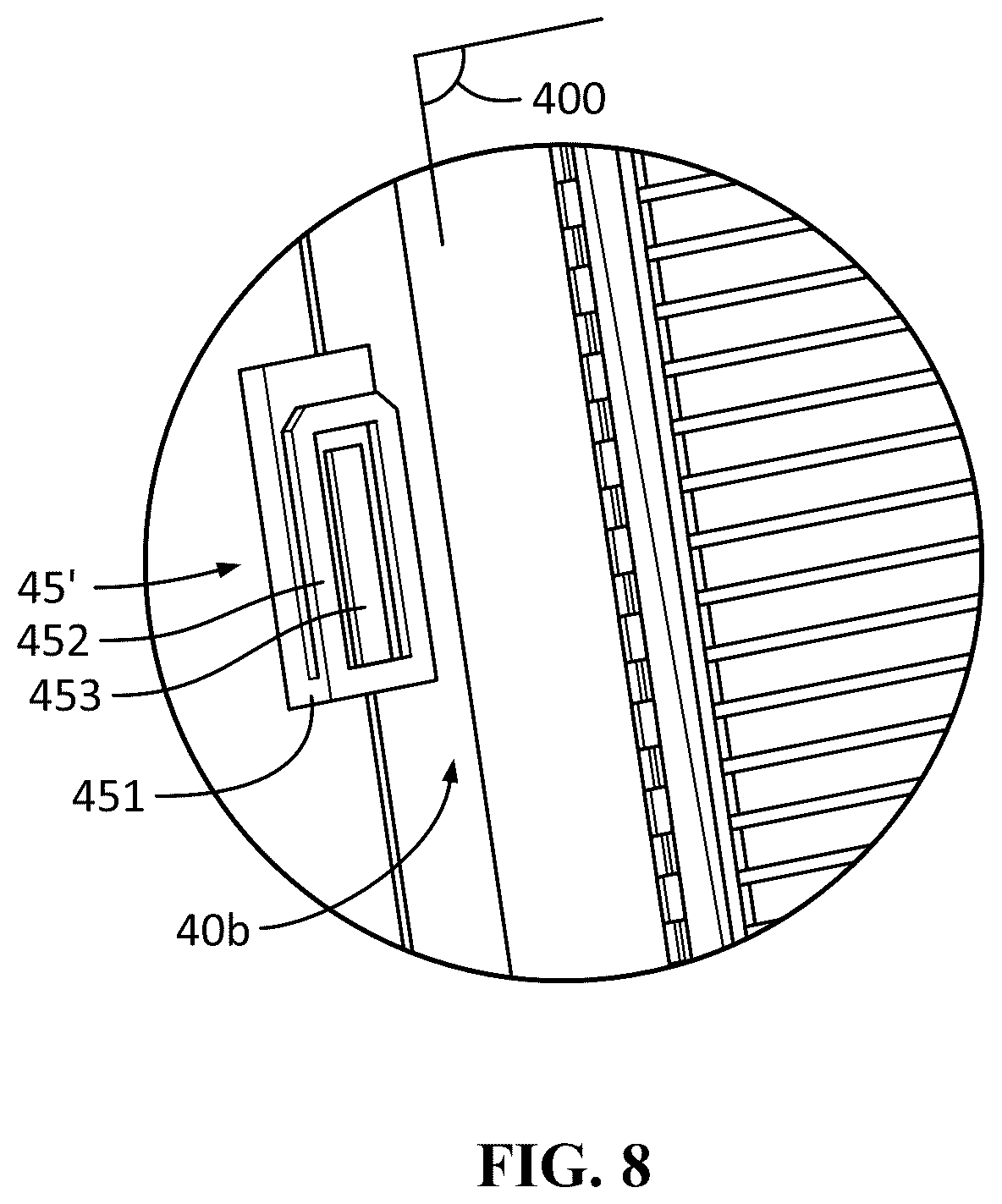 Patent US12134313 Figure 8 – Cooling module for a motor vehicle