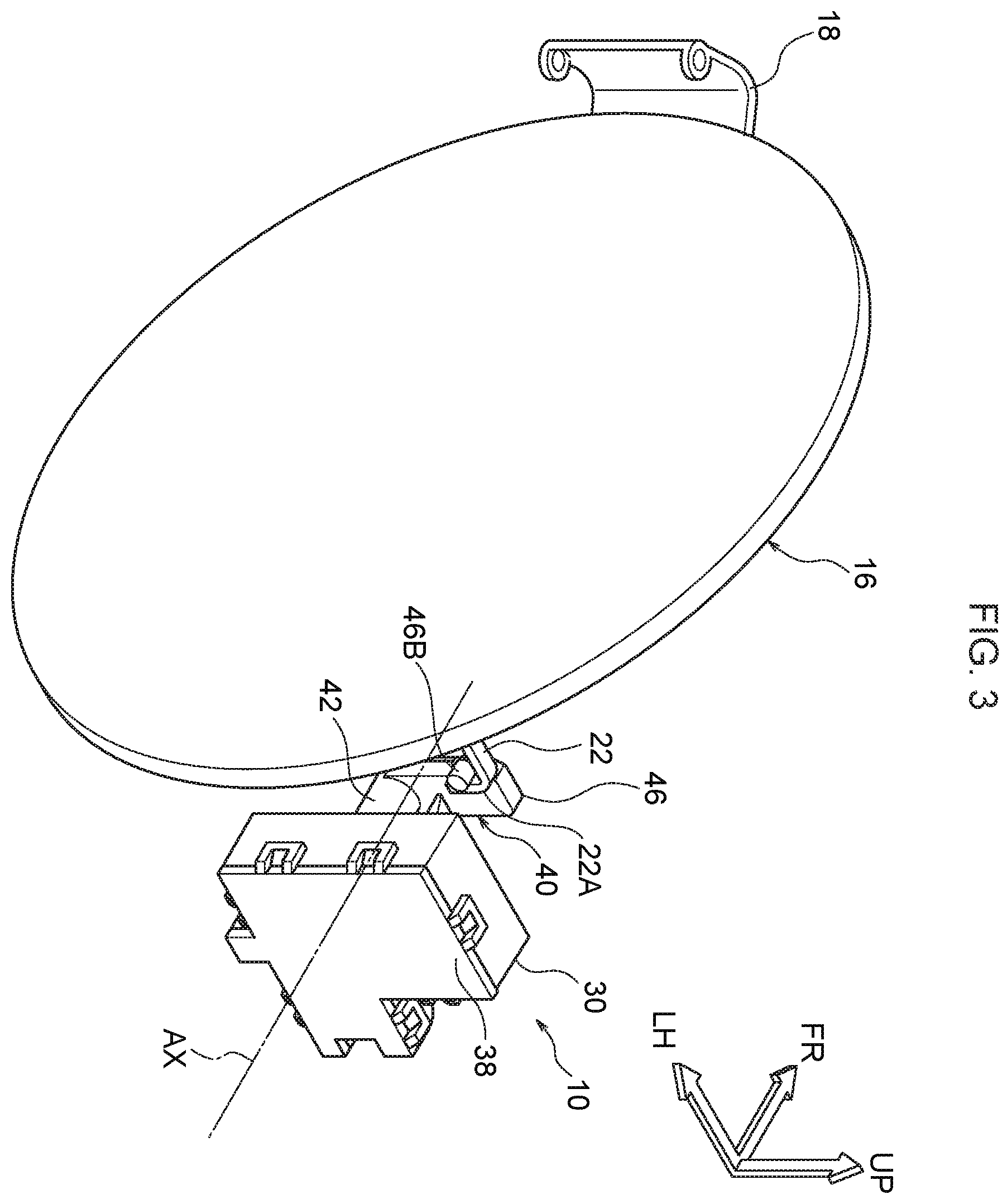 Patent US12134315 Figure 3 – Fuel lid opener