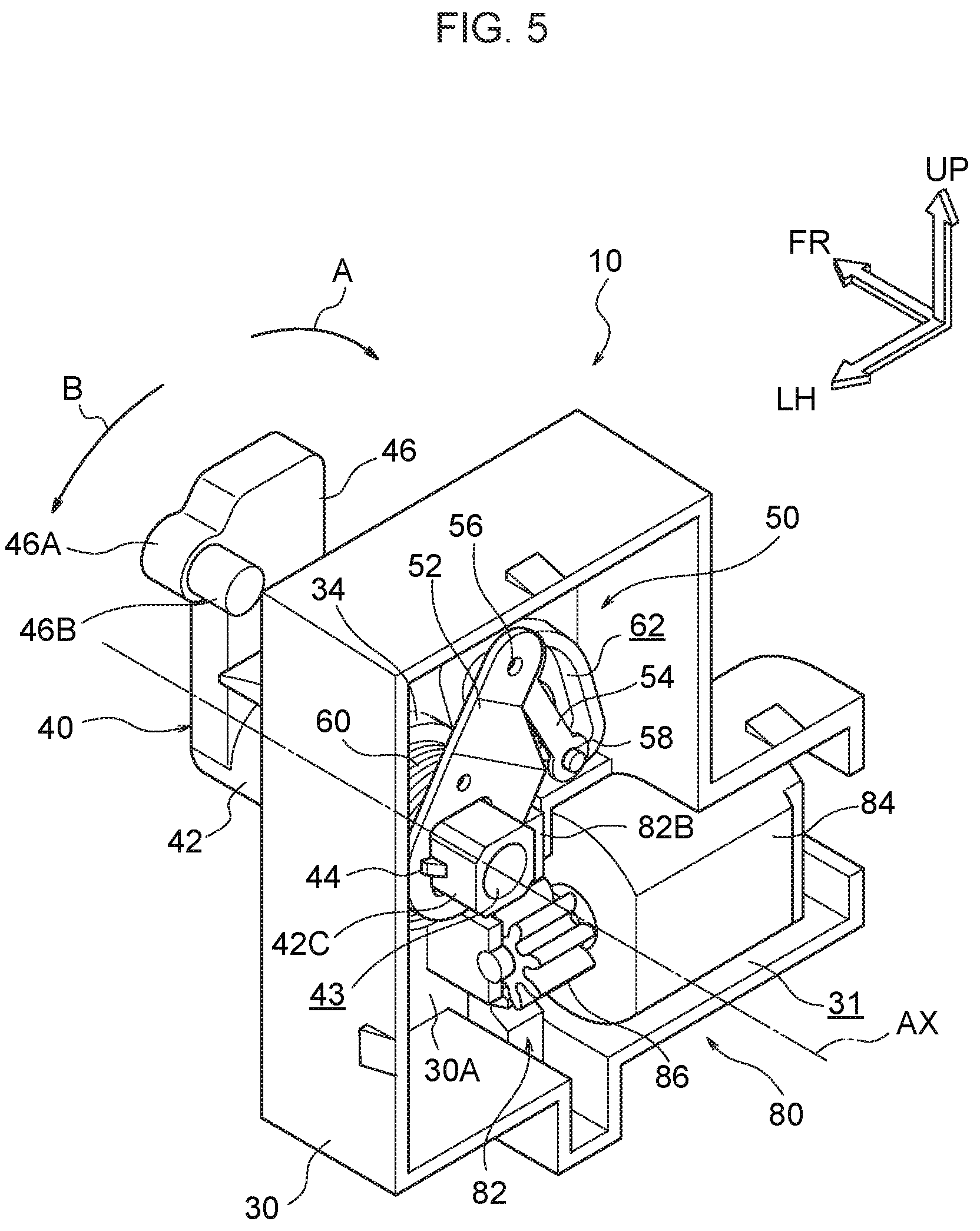 Patent US12134315 Figure 5 – Fuel lid opener