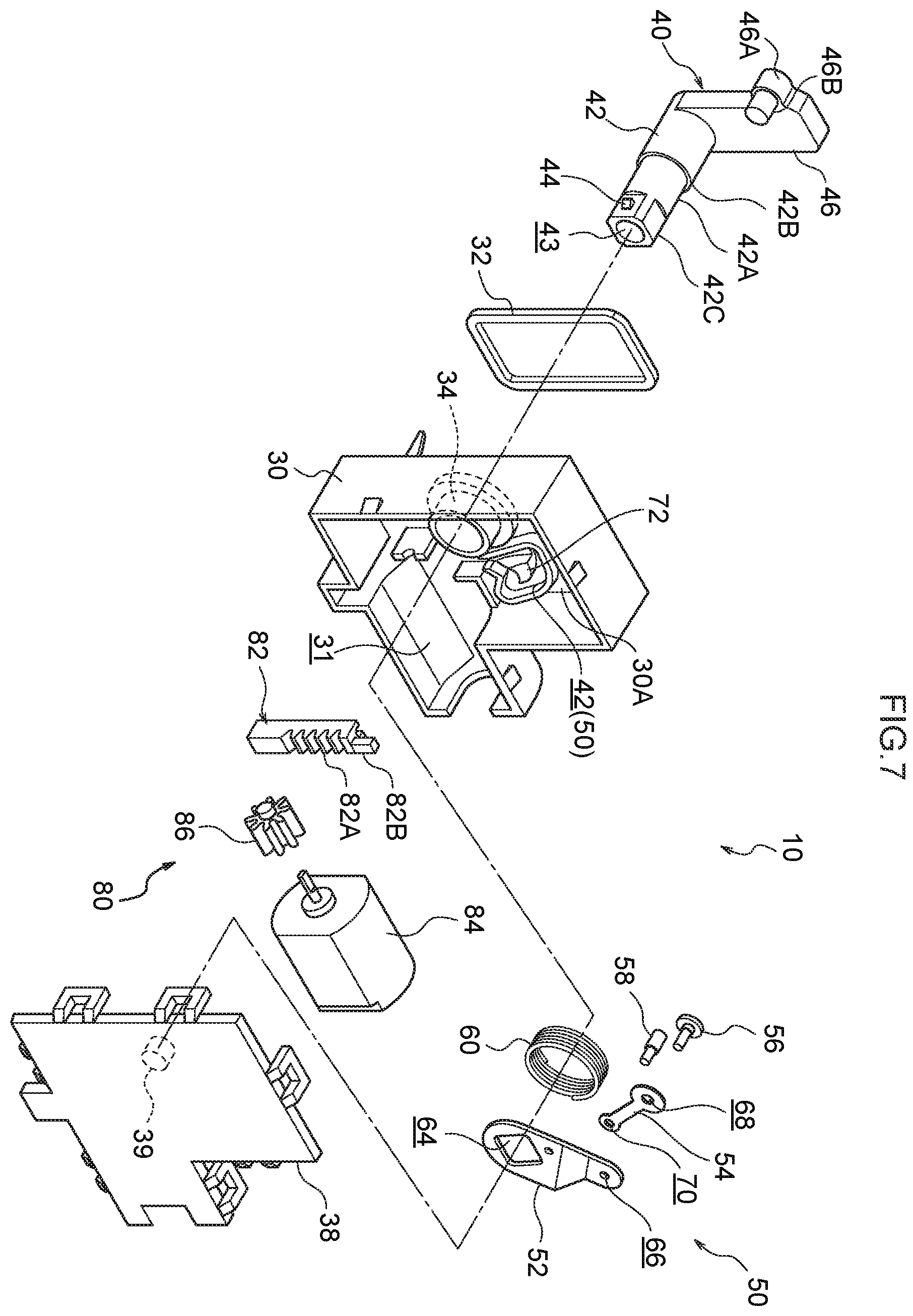 Patent US12134315 Figure 7 – Fuel lid opener